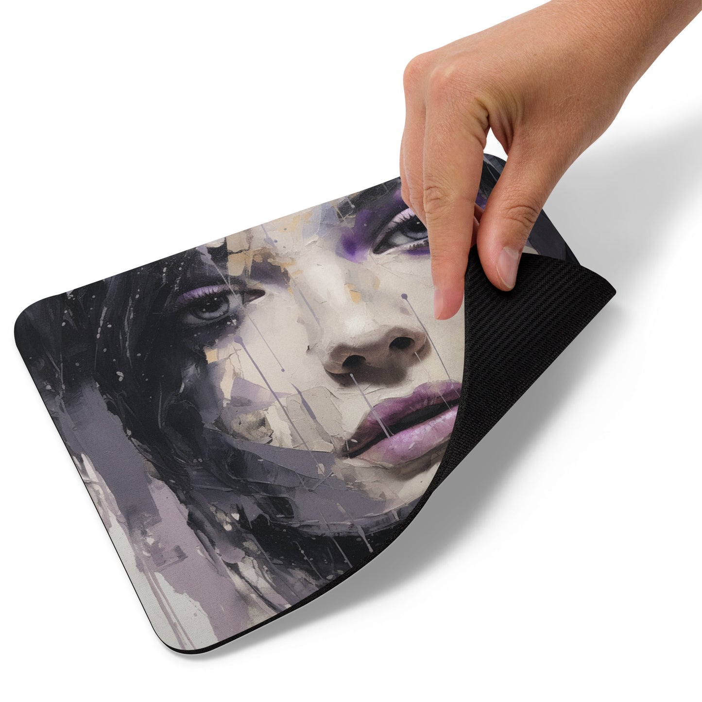 Abstract Portrait Mouse Pad