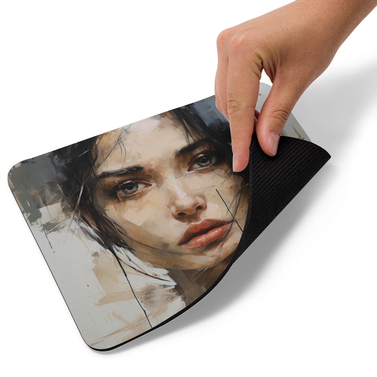 Abstract Portrait Mouse Pad