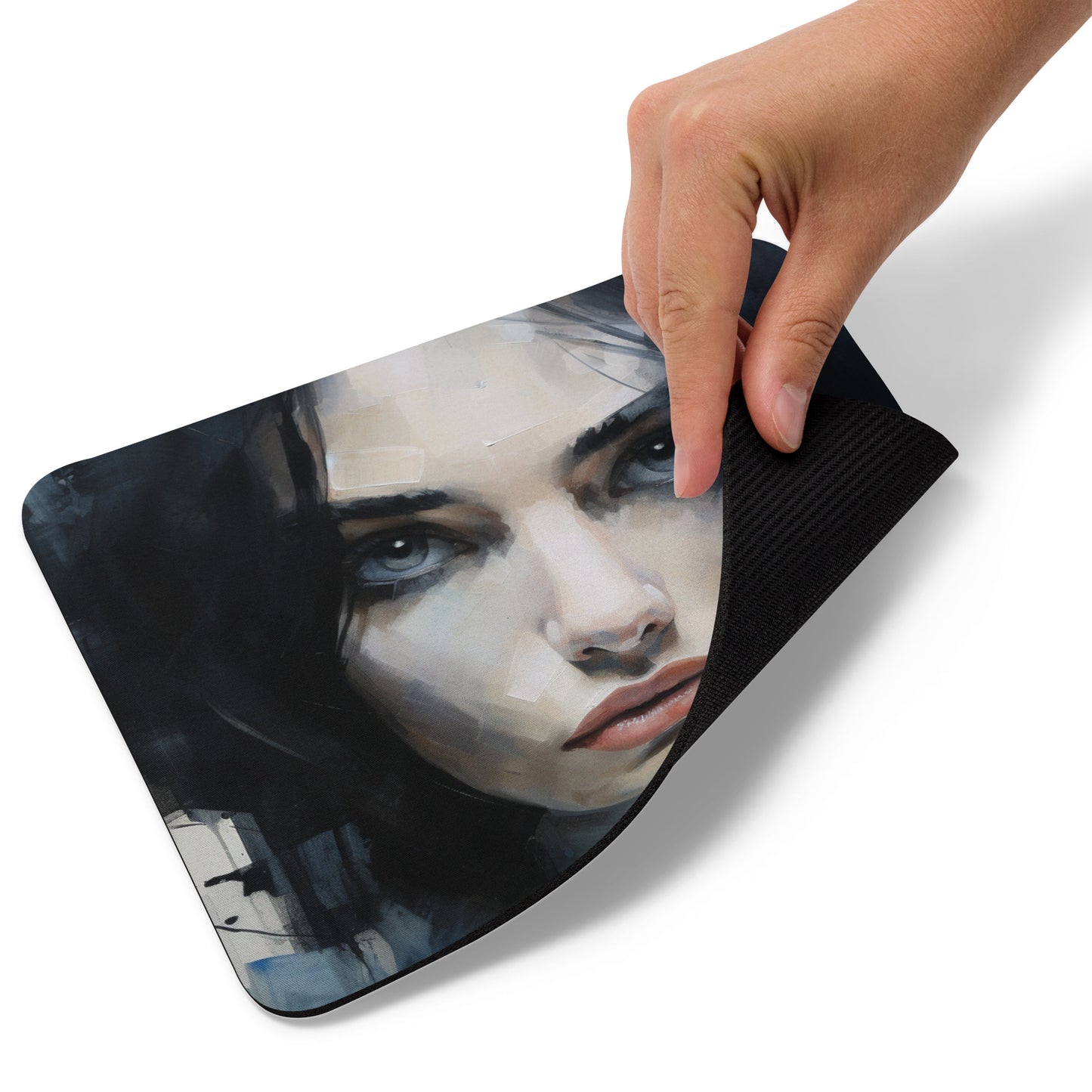 Abstract Portrait Mouse Pad