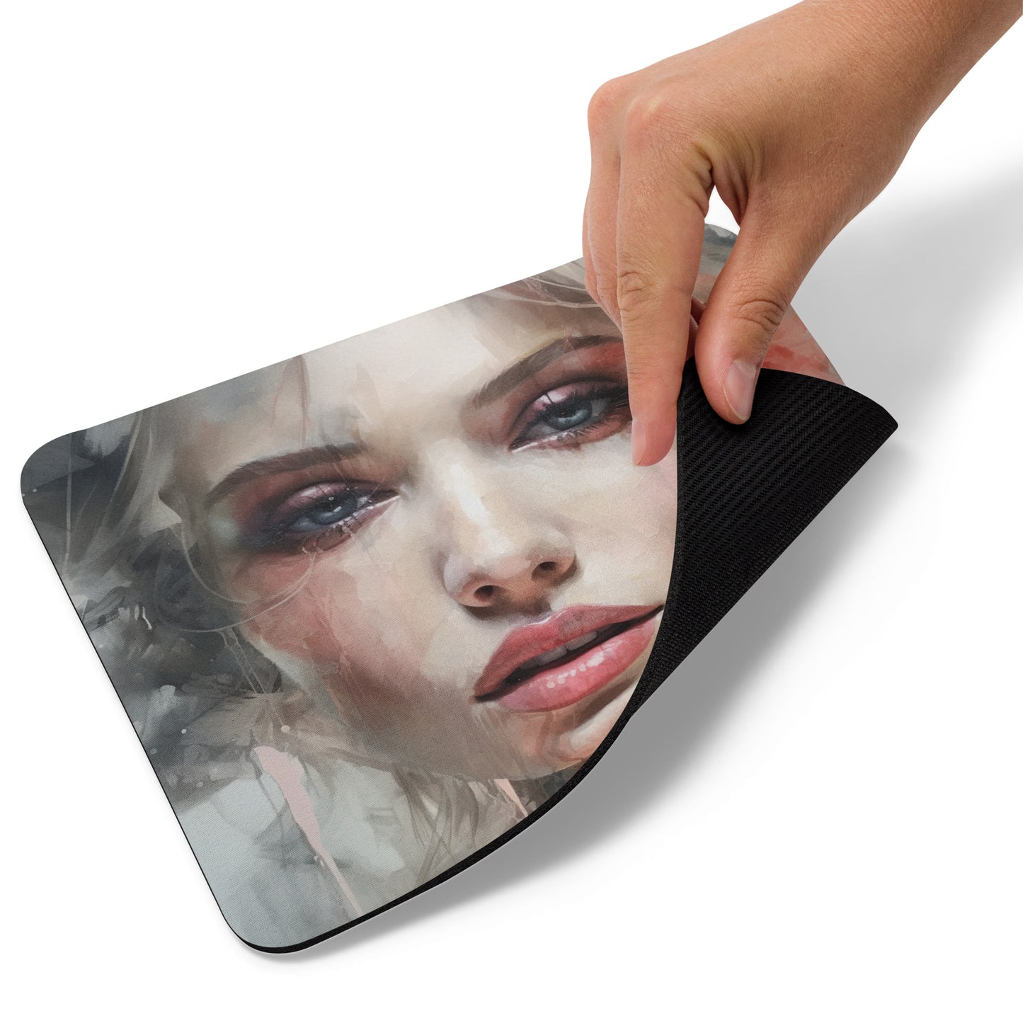 Abstract Portrait Mouse Pad