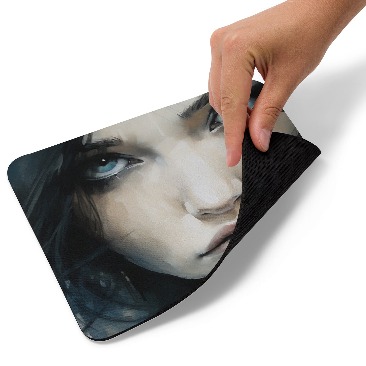 Abstract Portrait Mouse Pad