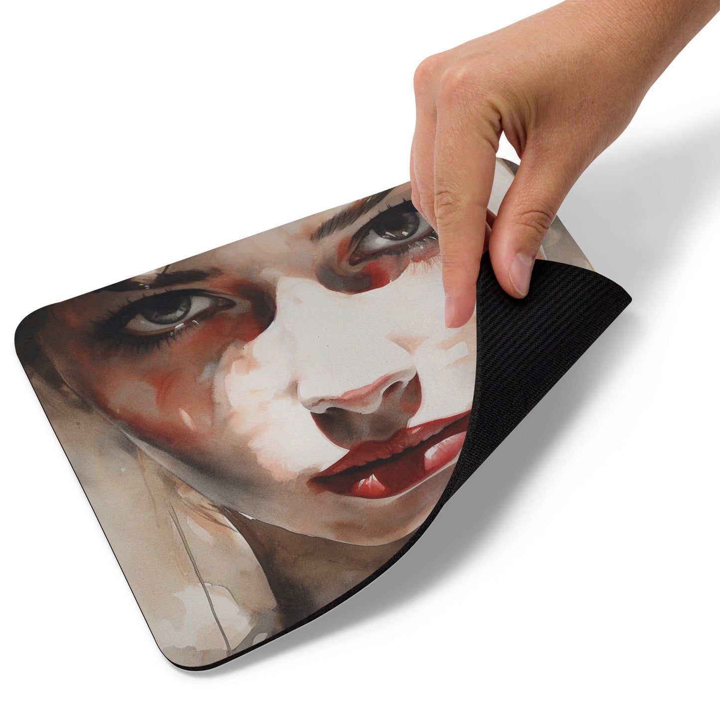 Abstract Portrait Mouse Pad