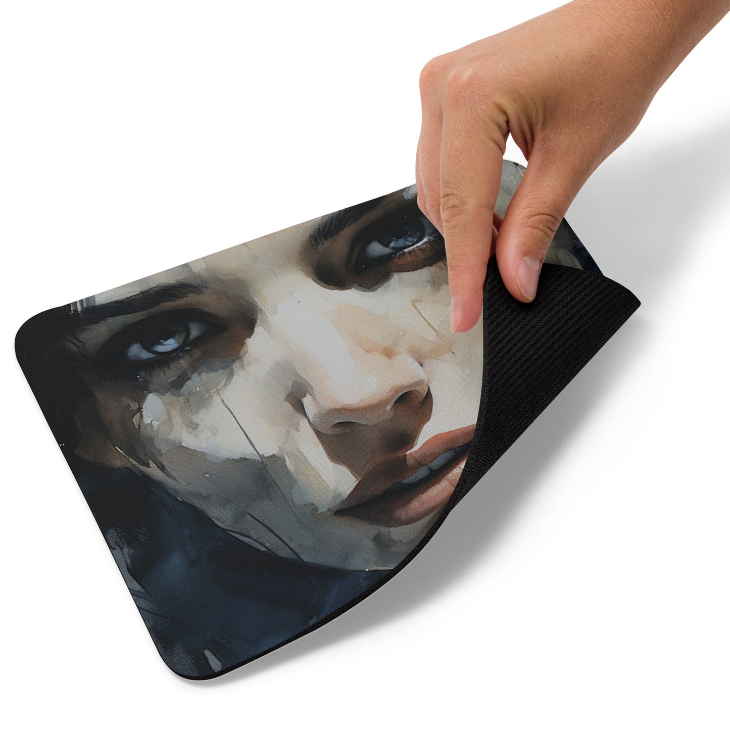 Abstract Portrait Mouse Pad