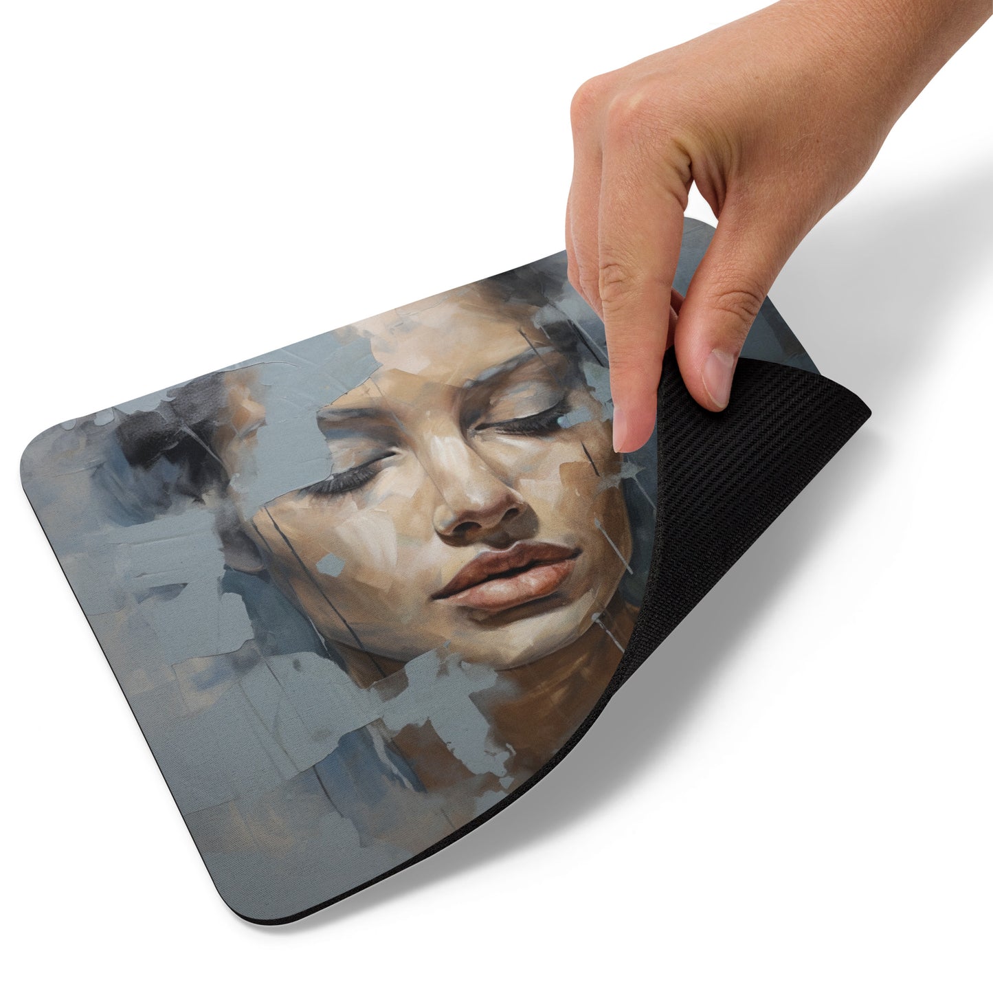 Abstract Portrait Mouse Pad