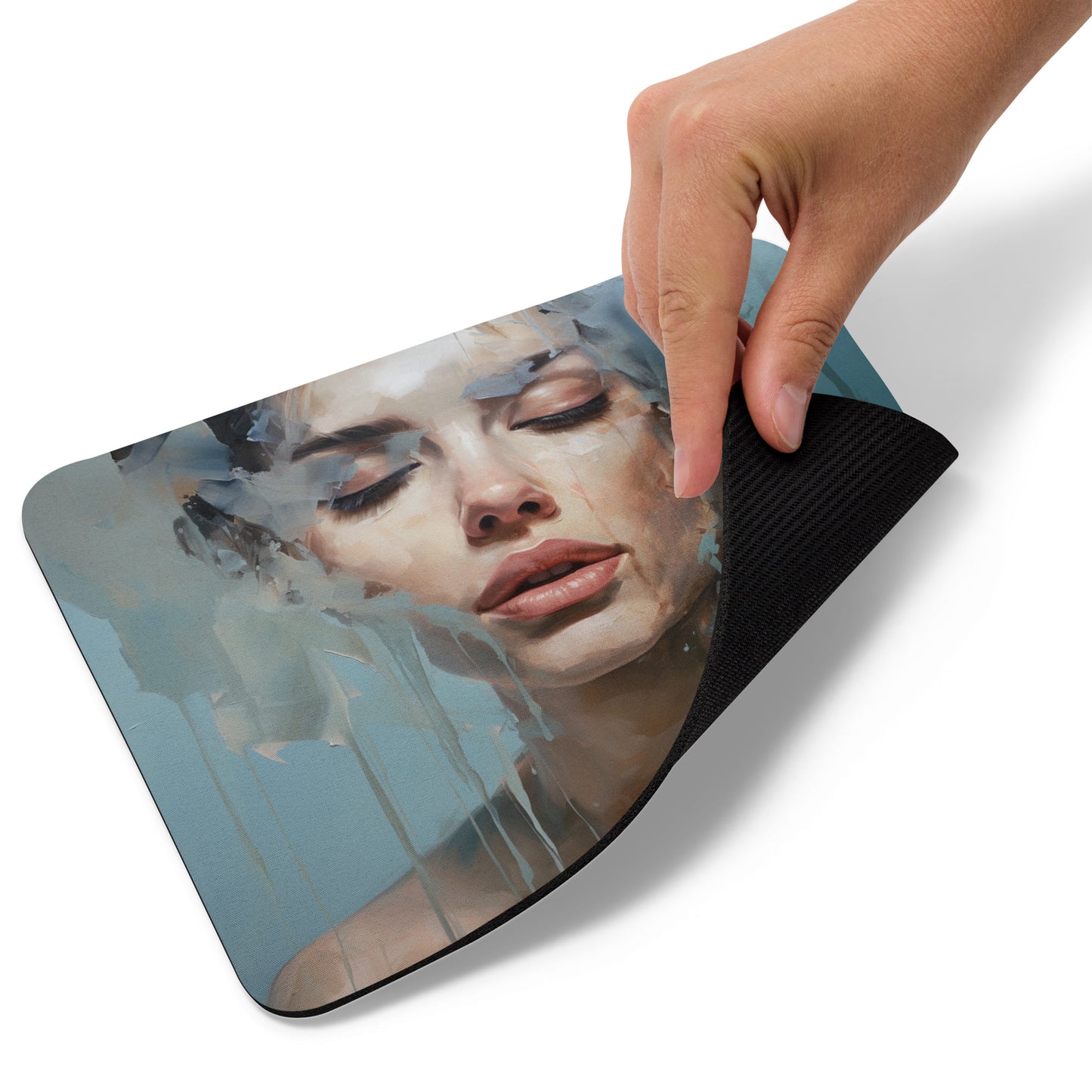 Abstract Portrait Mouse Pad