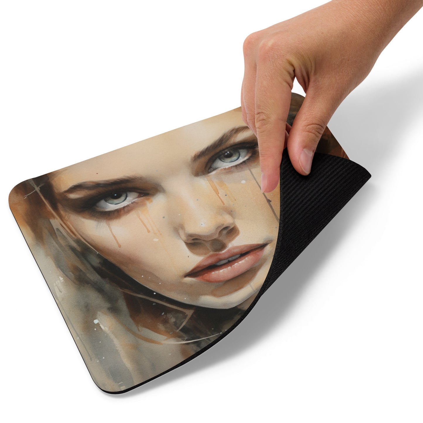 Abstract Portrait Mouse Pad