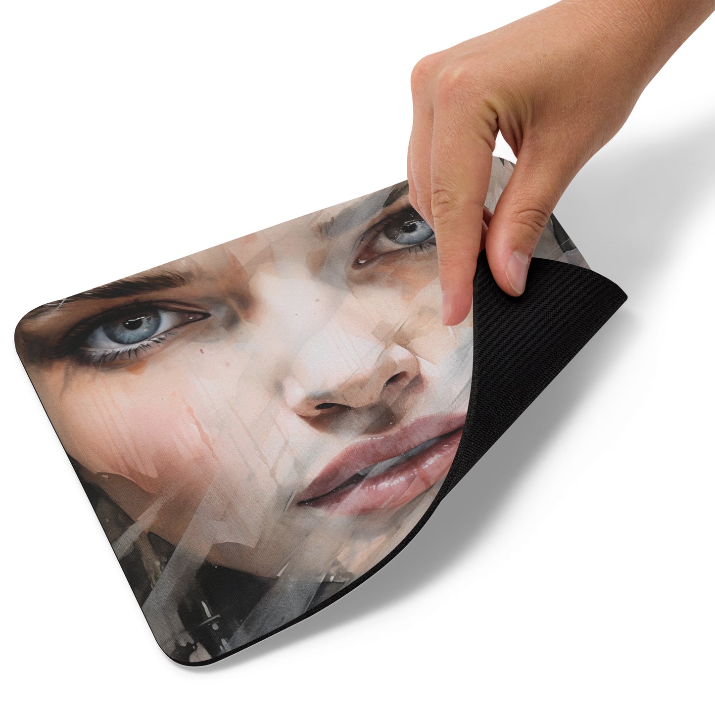 Abstract Portrait Mouse Pad