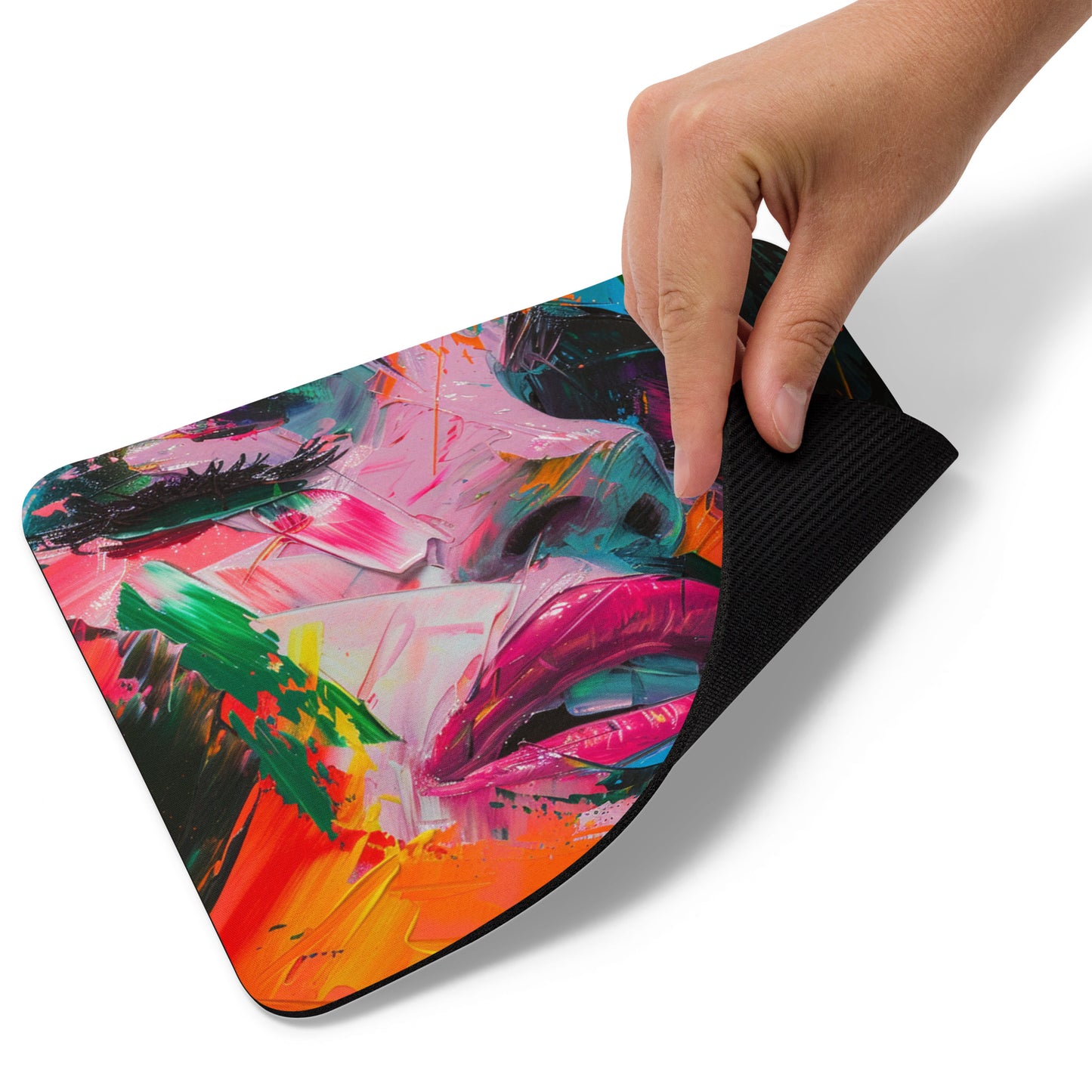 Abstract Portrait Mouse Pad