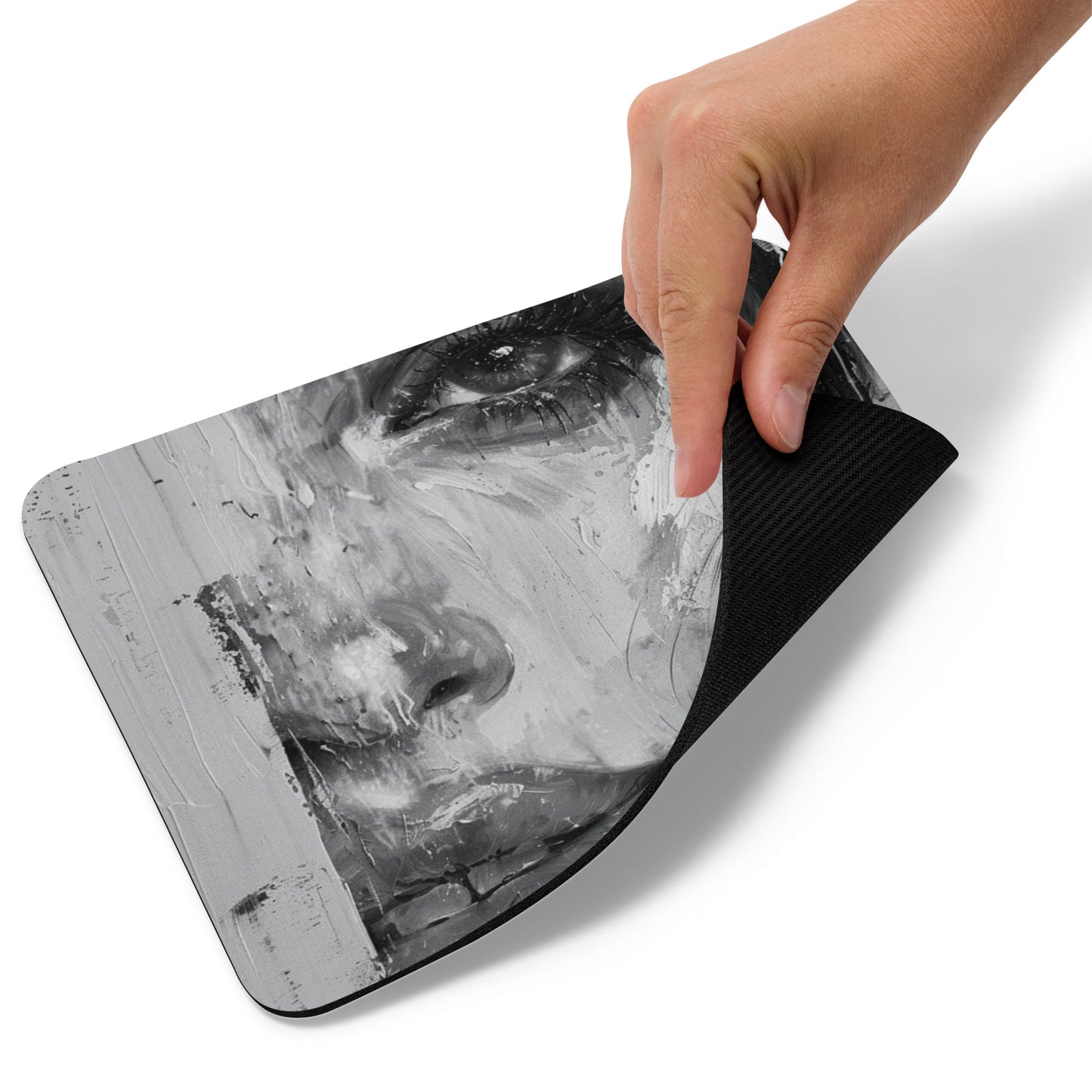 Abstract Portrait Mouse Pad