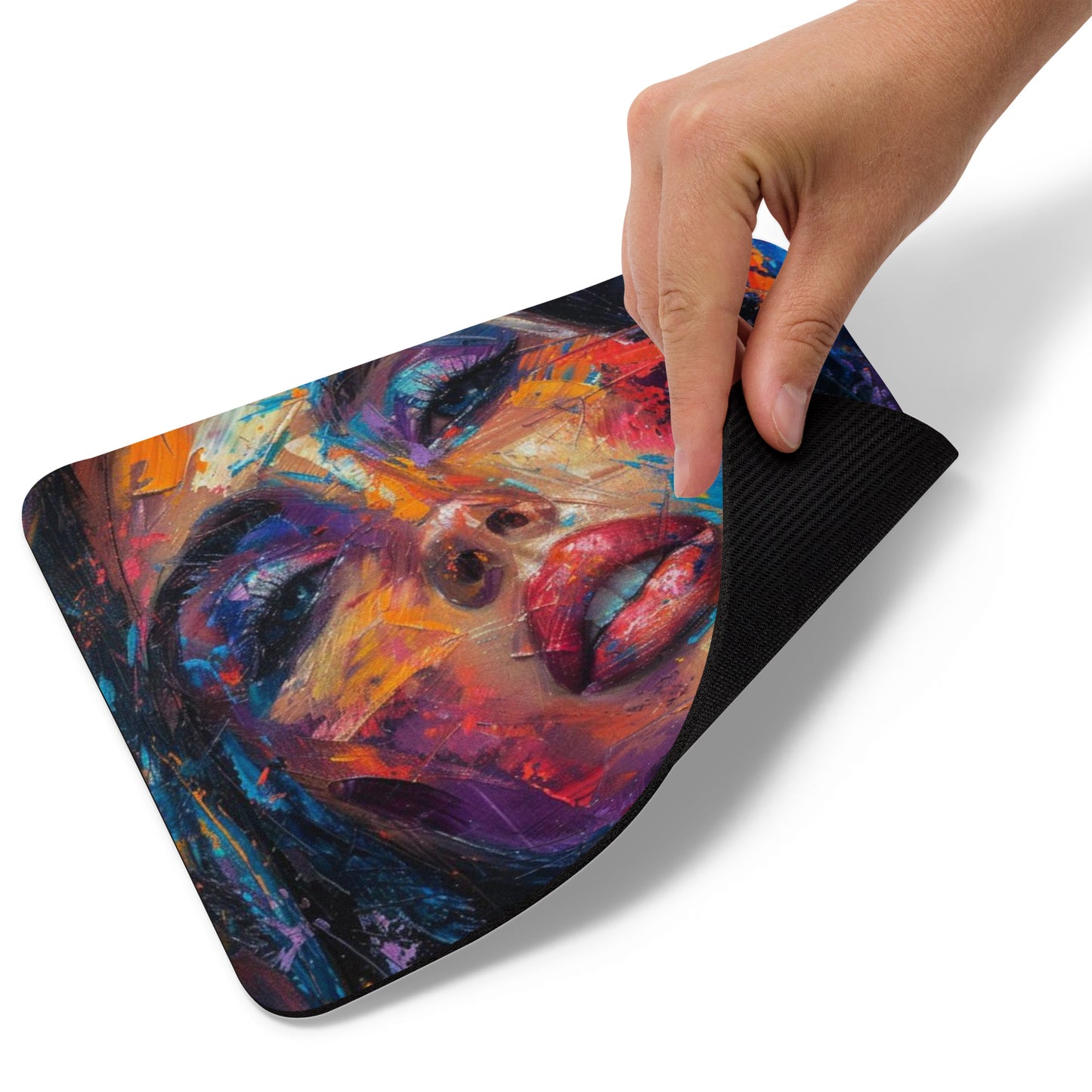 Abstract Portrait Mouse Pad