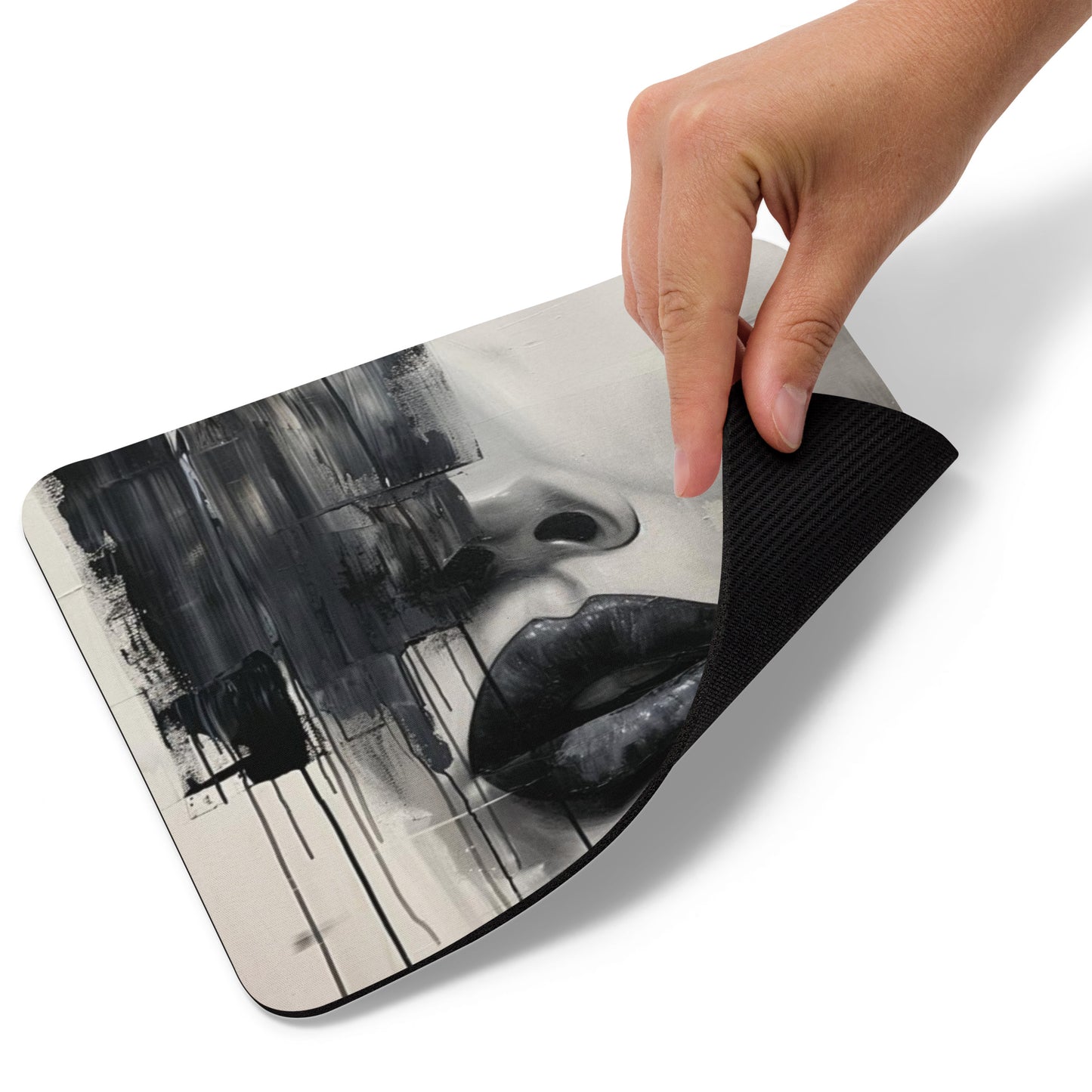 Abstract Portrait Mouse Pad