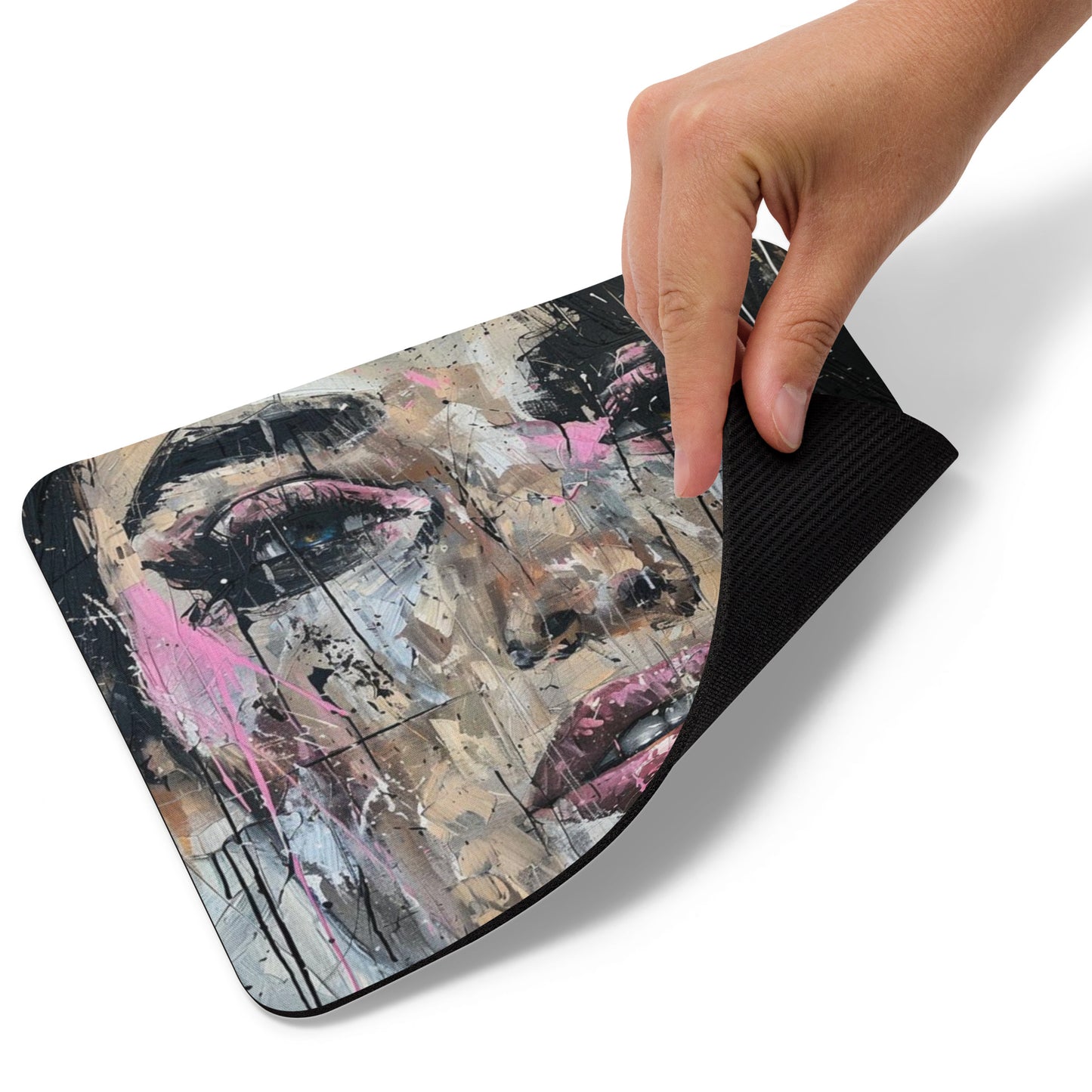 Abstract Portrait Mouse Pad