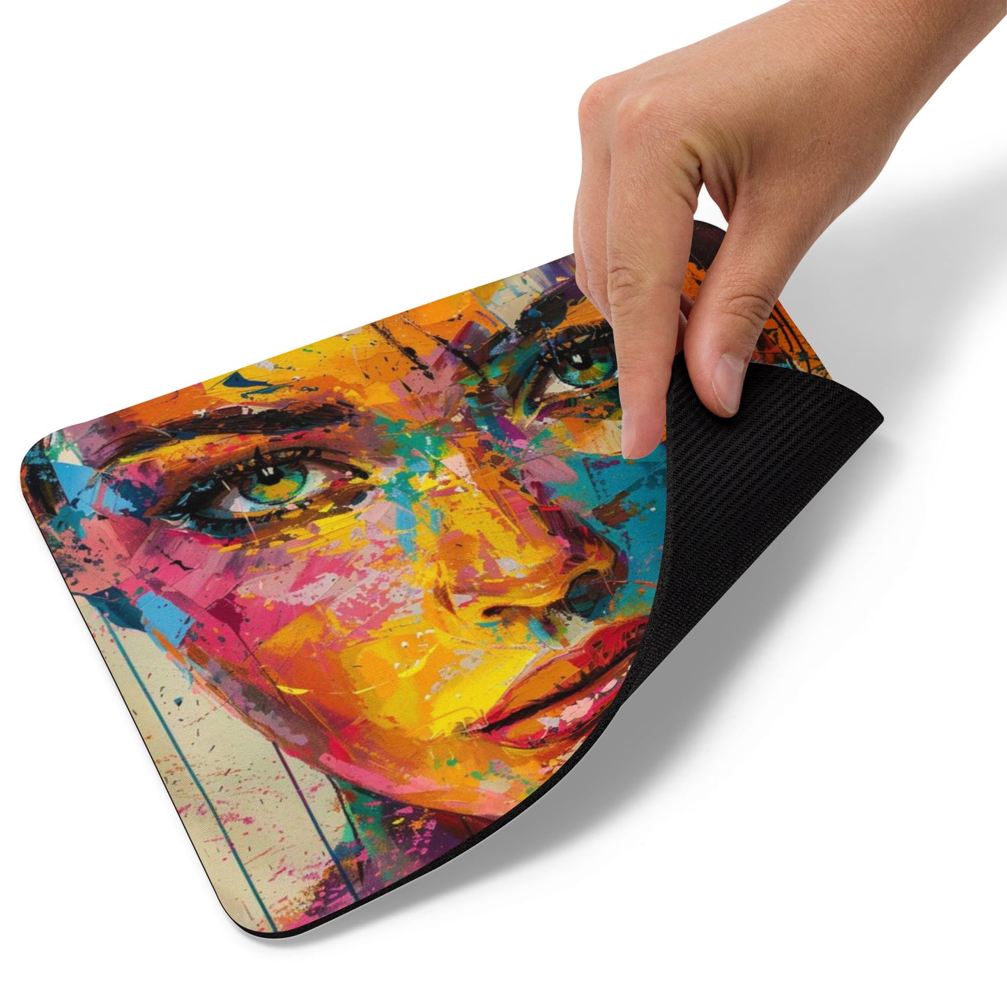 Abstract Portrait Mouse Pad