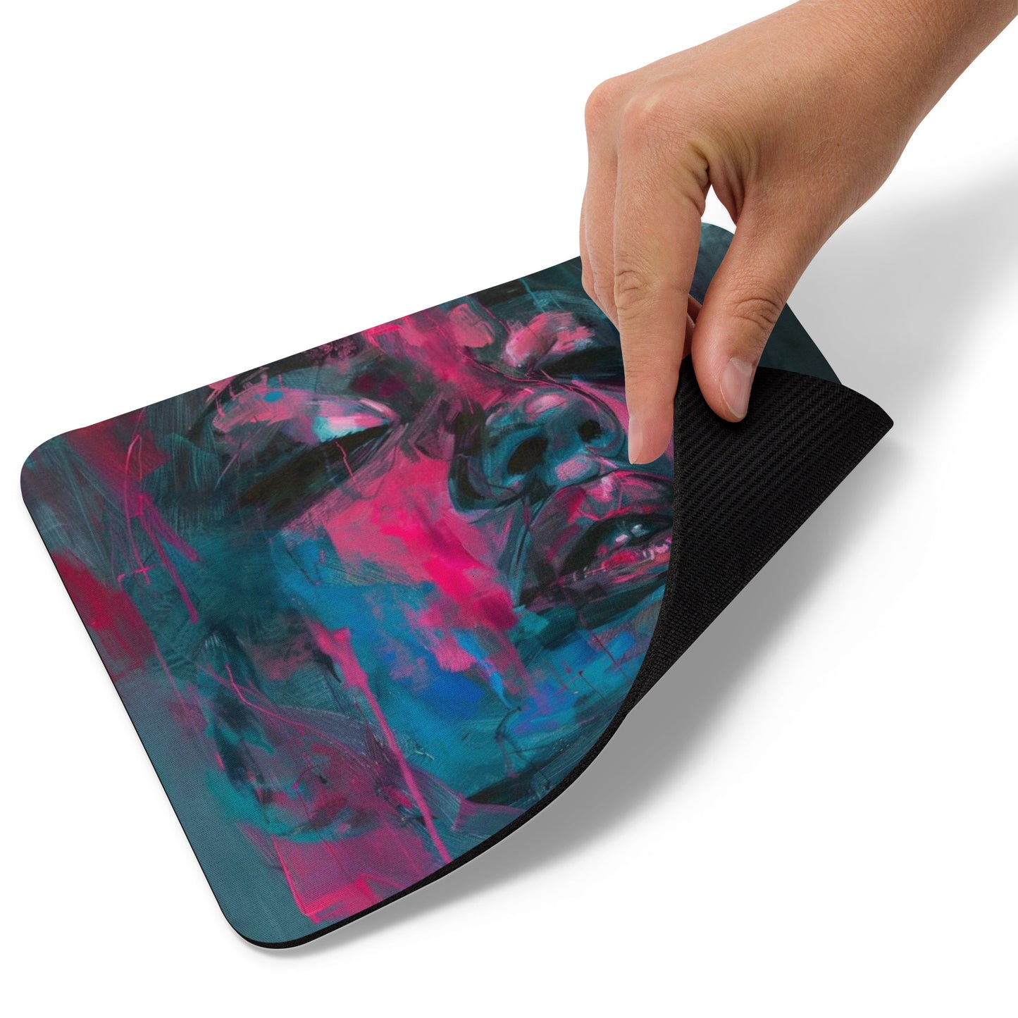 Abstract Portrait Mouse Pad