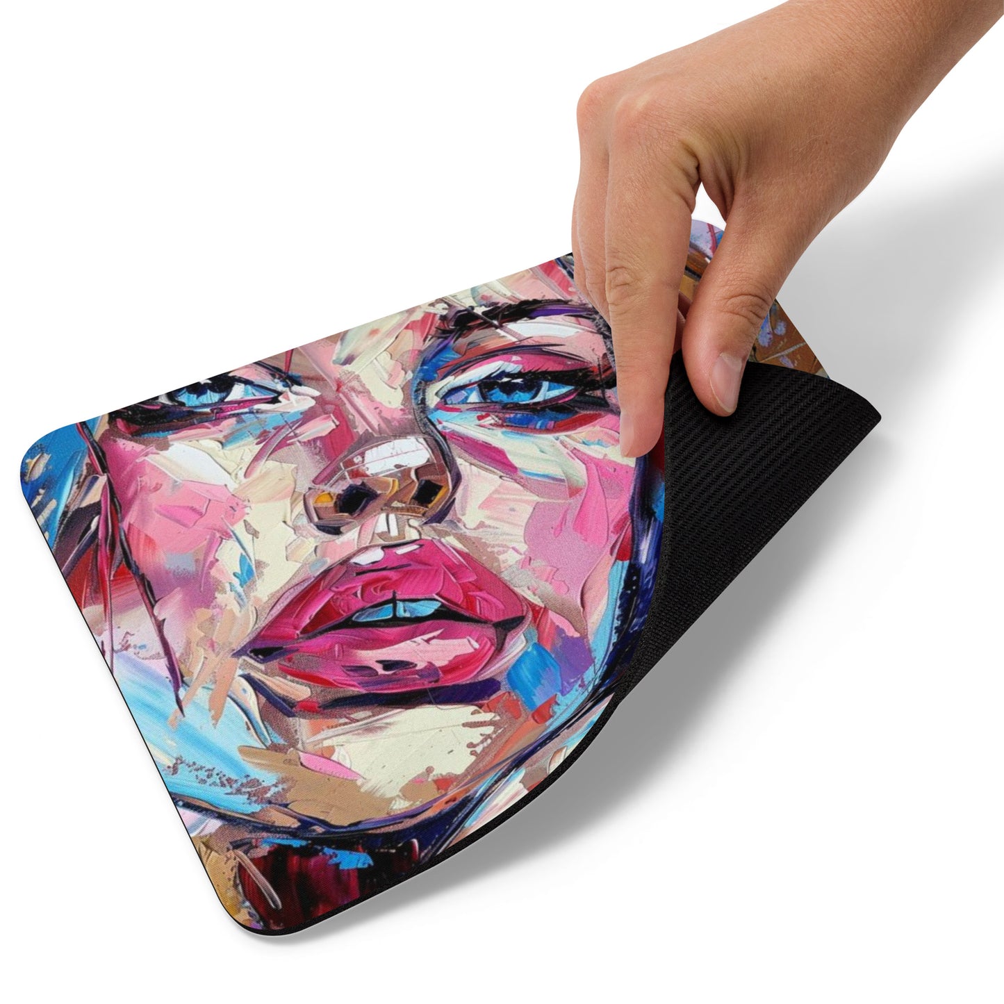 Abstract Portrait Mouse Pad