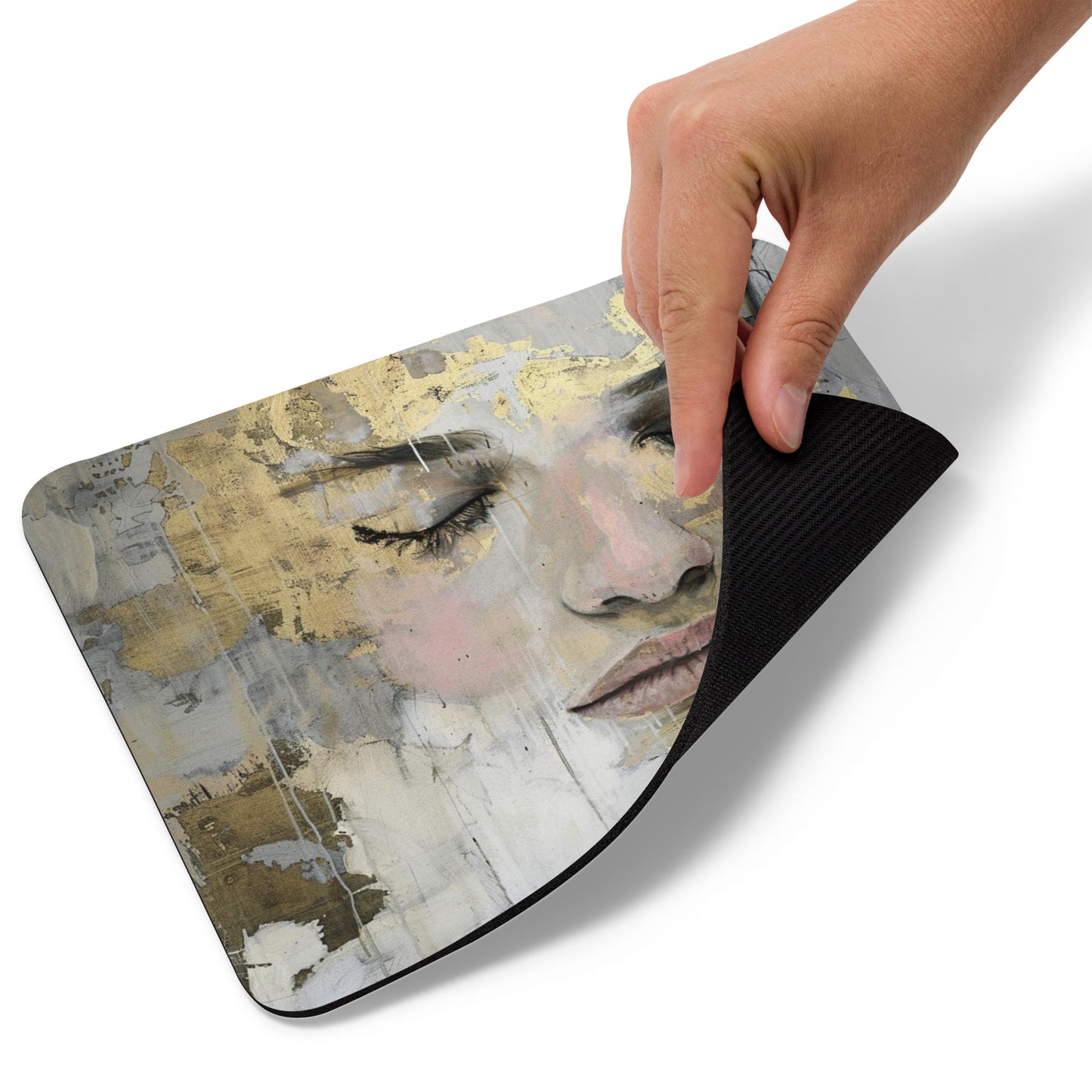 Abstract Portrait Mouse Pad