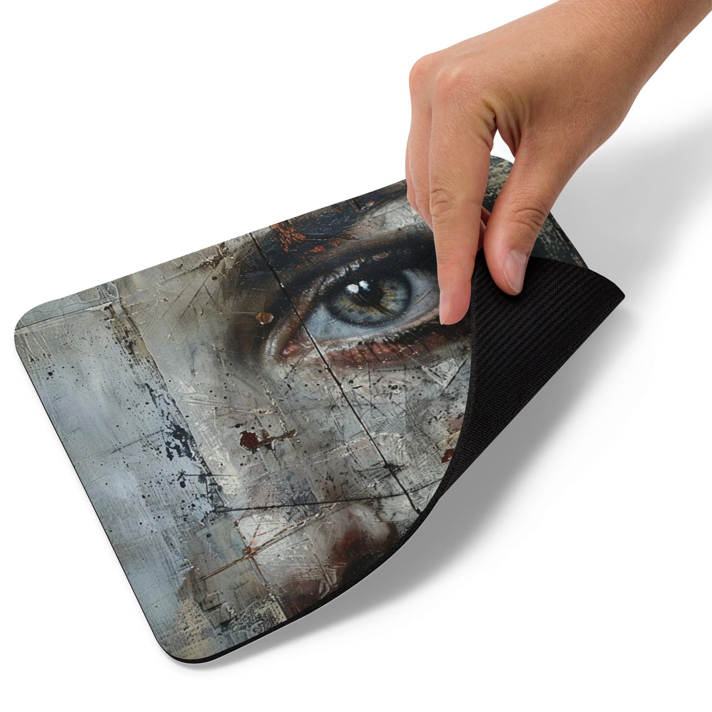 Abstract Portrait Mouse Pad