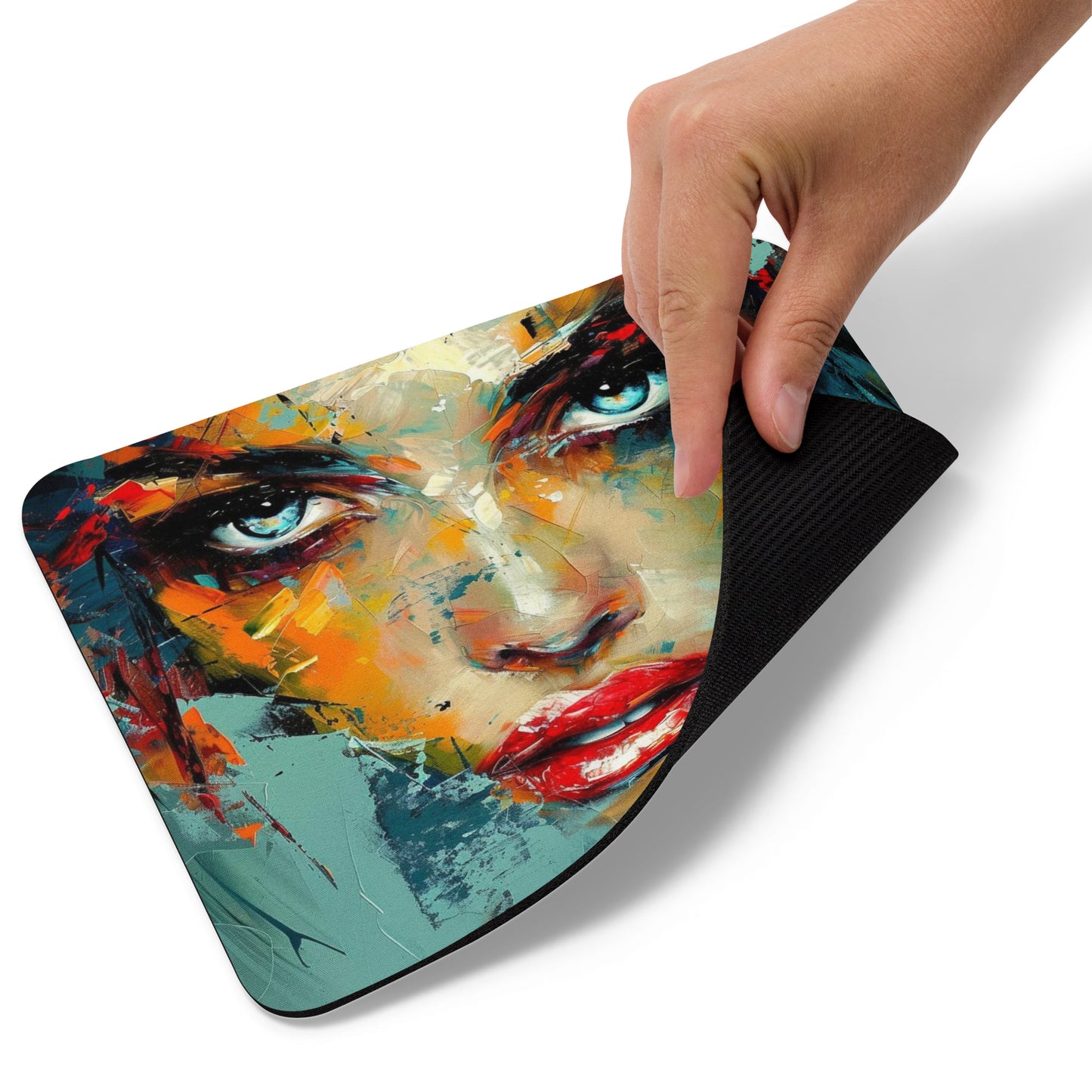 Abstract Portrait Mouse Pad