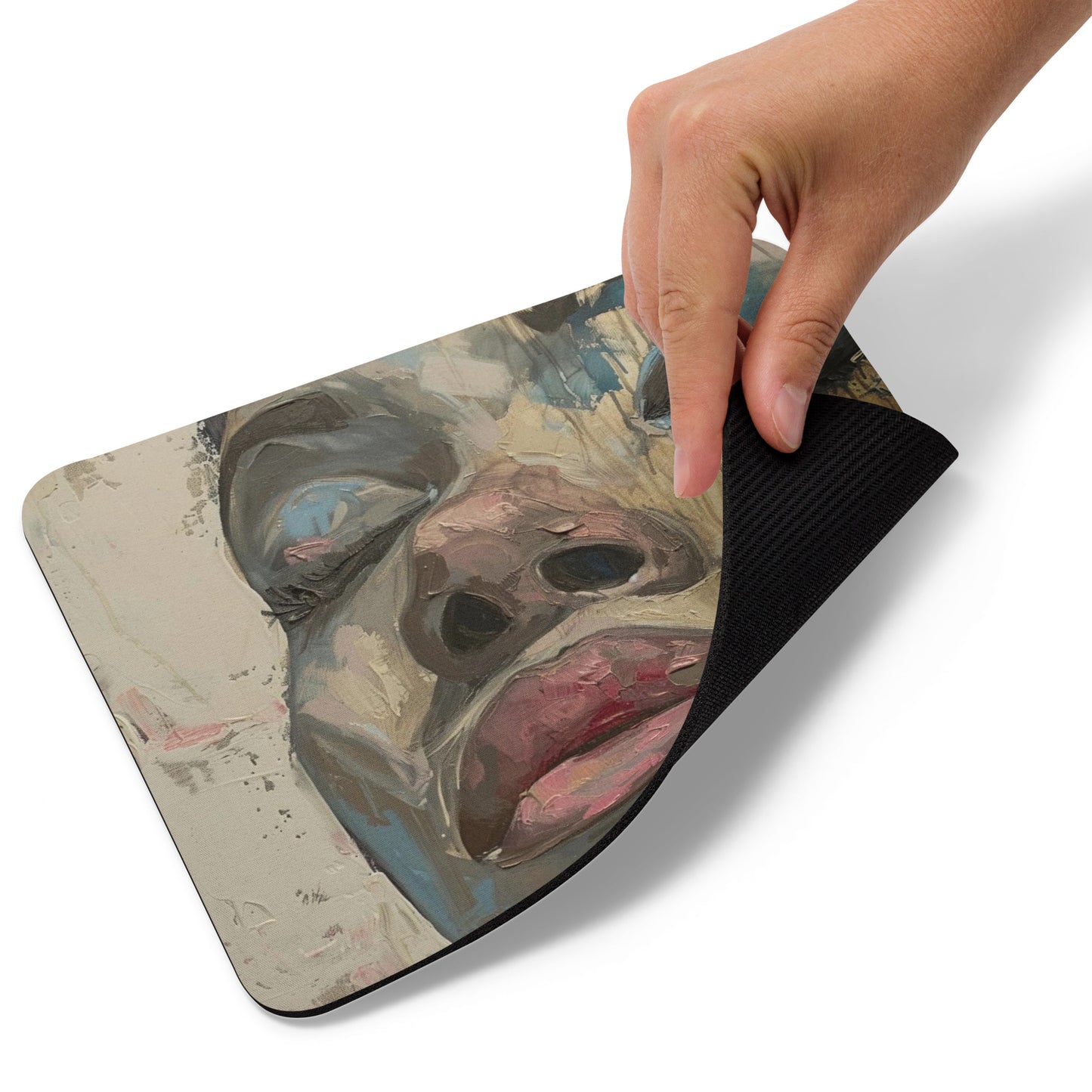 Abstract Portrait Mouse Pad