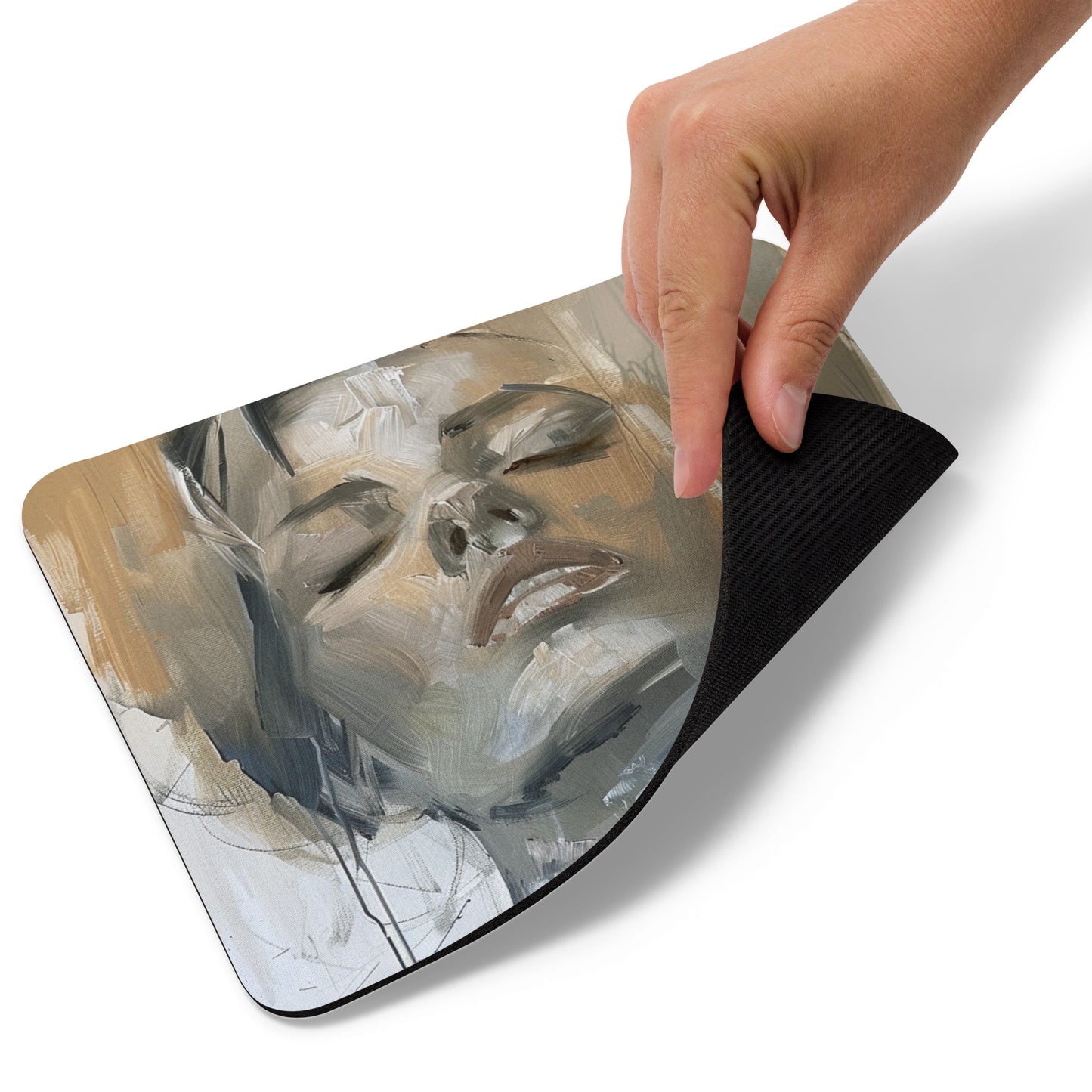 Abstract Portrait Mouse Pad