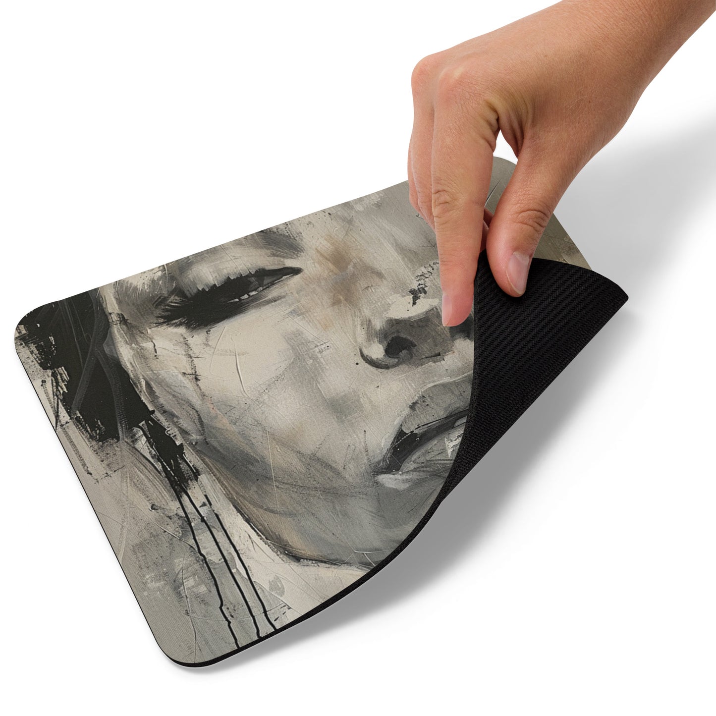 Abstract Portrait Mouse Pad