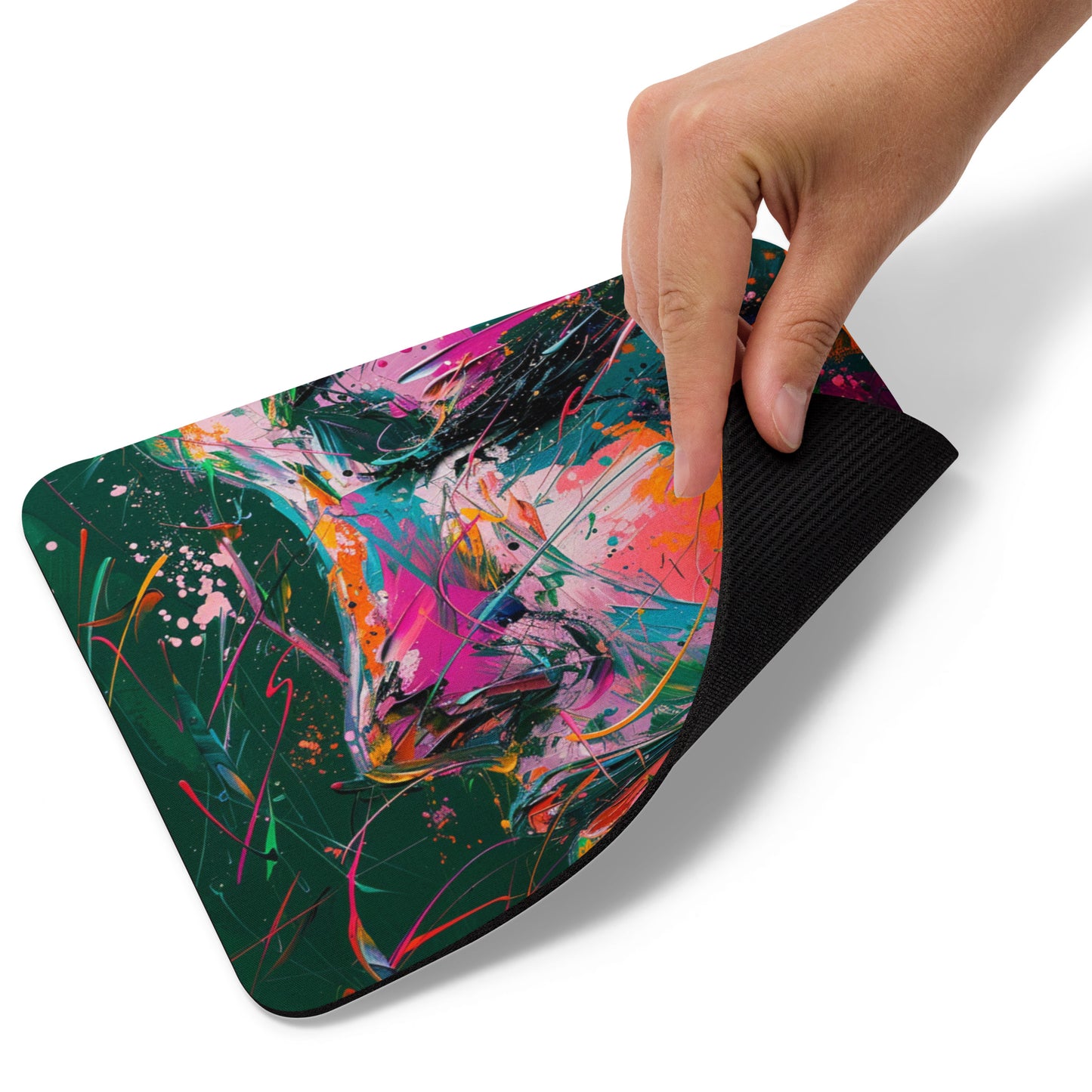 Abstract Portrait Mouse Pad