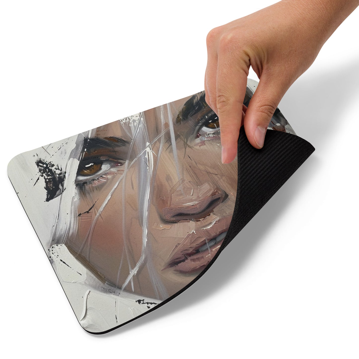 Abstract Portrait Mouse Pad