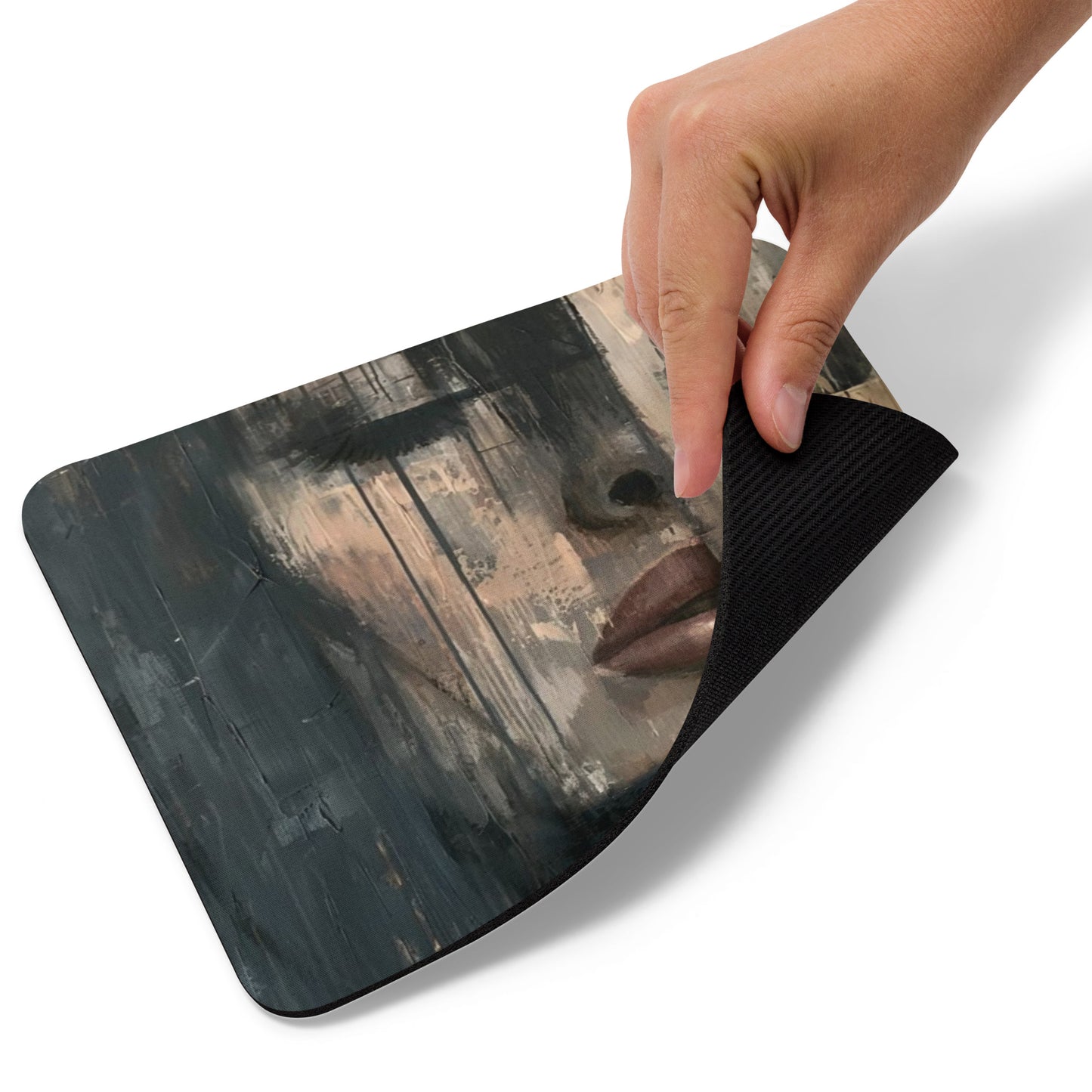 Abstract Portrait Mouse Pad