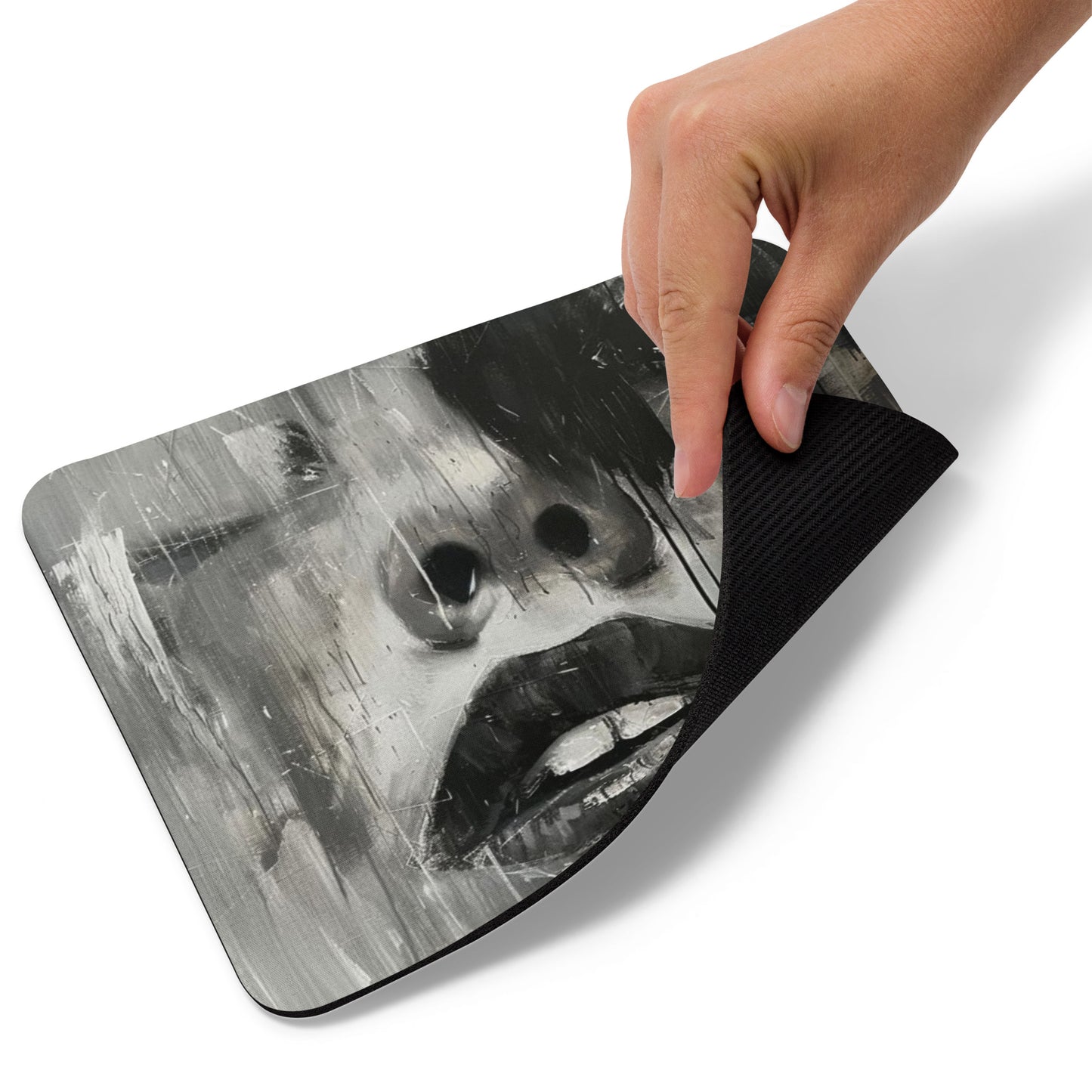 Abstract Portrait Mouse Pad