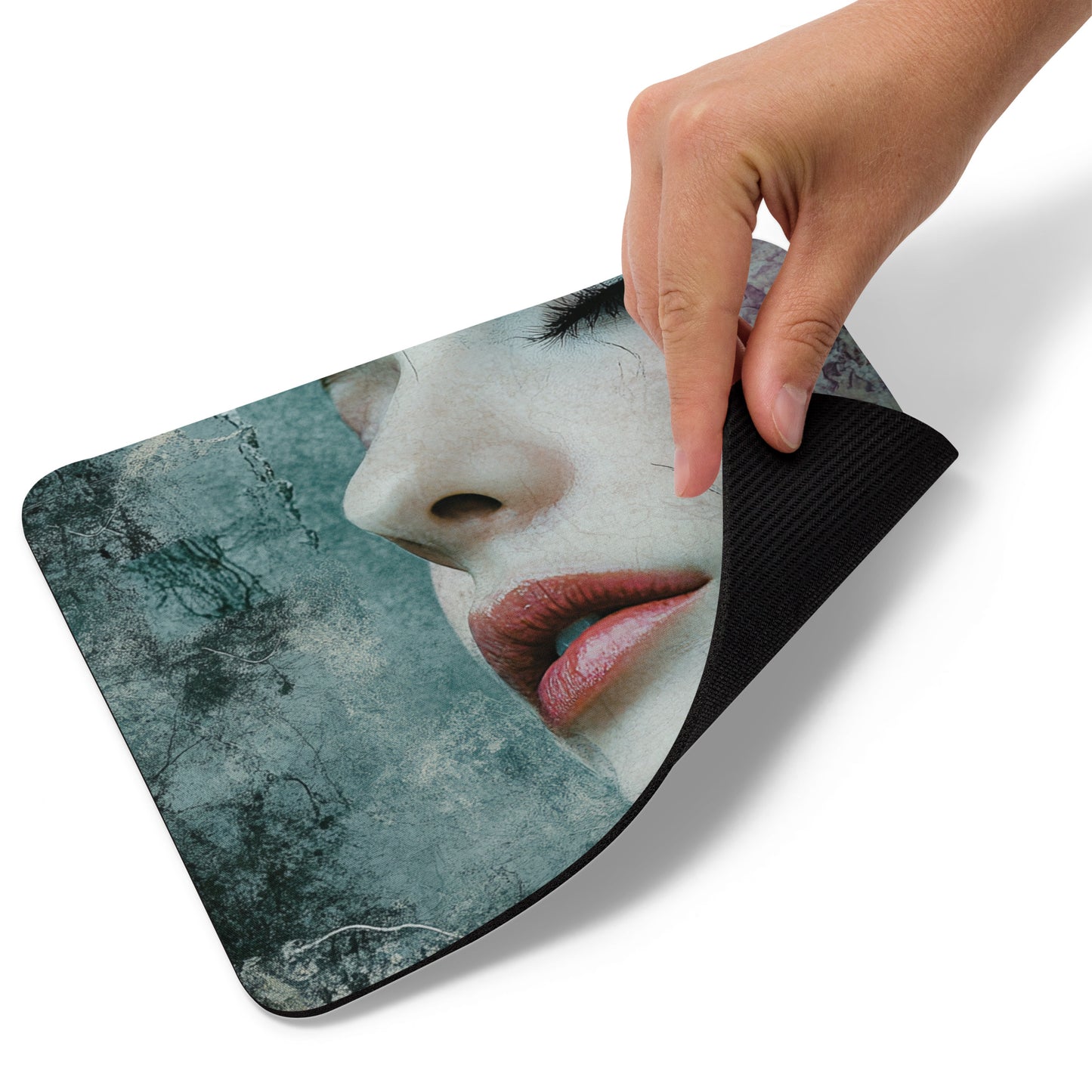 Abstract Portrait Mouse Pad