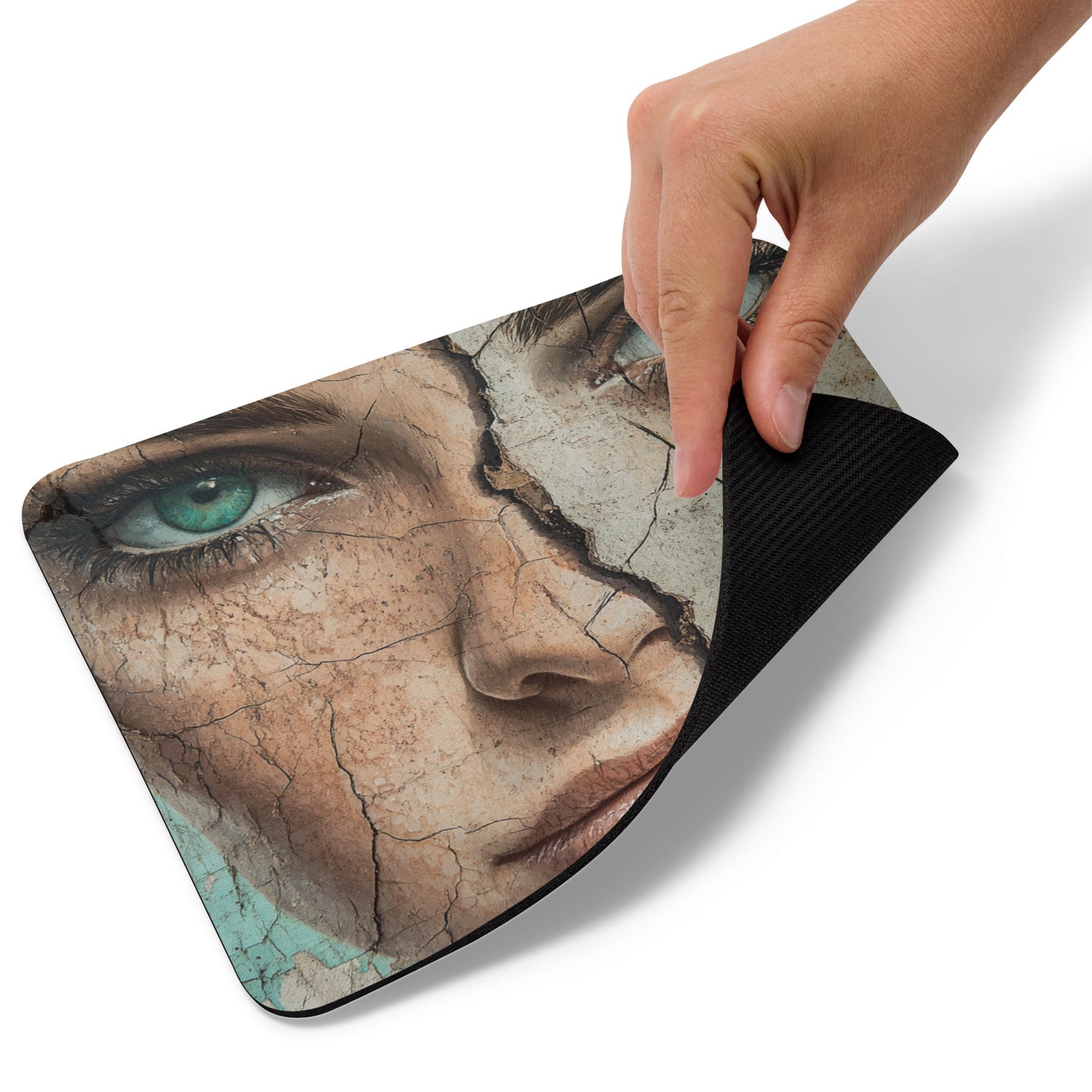 Abstract Portrait Mouse Pad