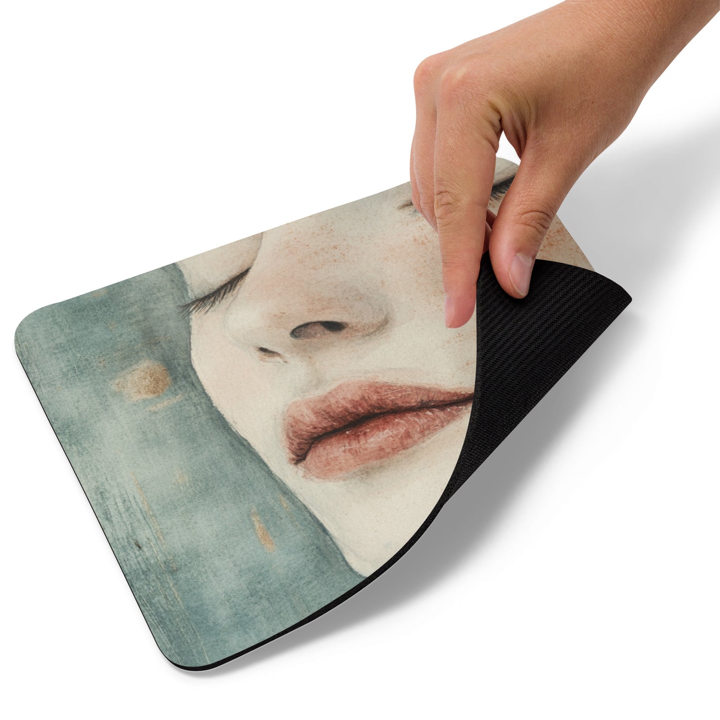 Abstract Portrait Mouse Pad