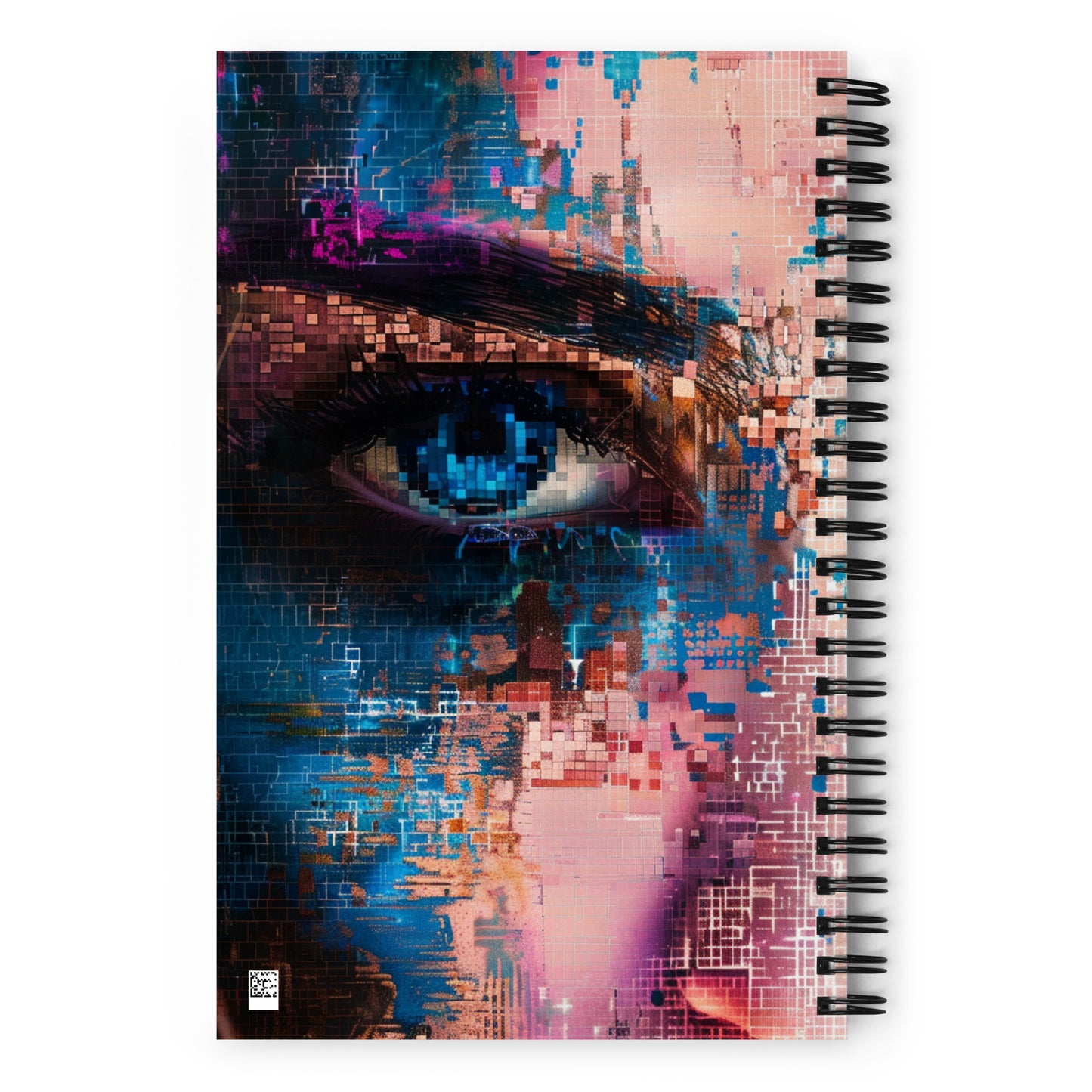 Spiral Notebook Abstract Portrait