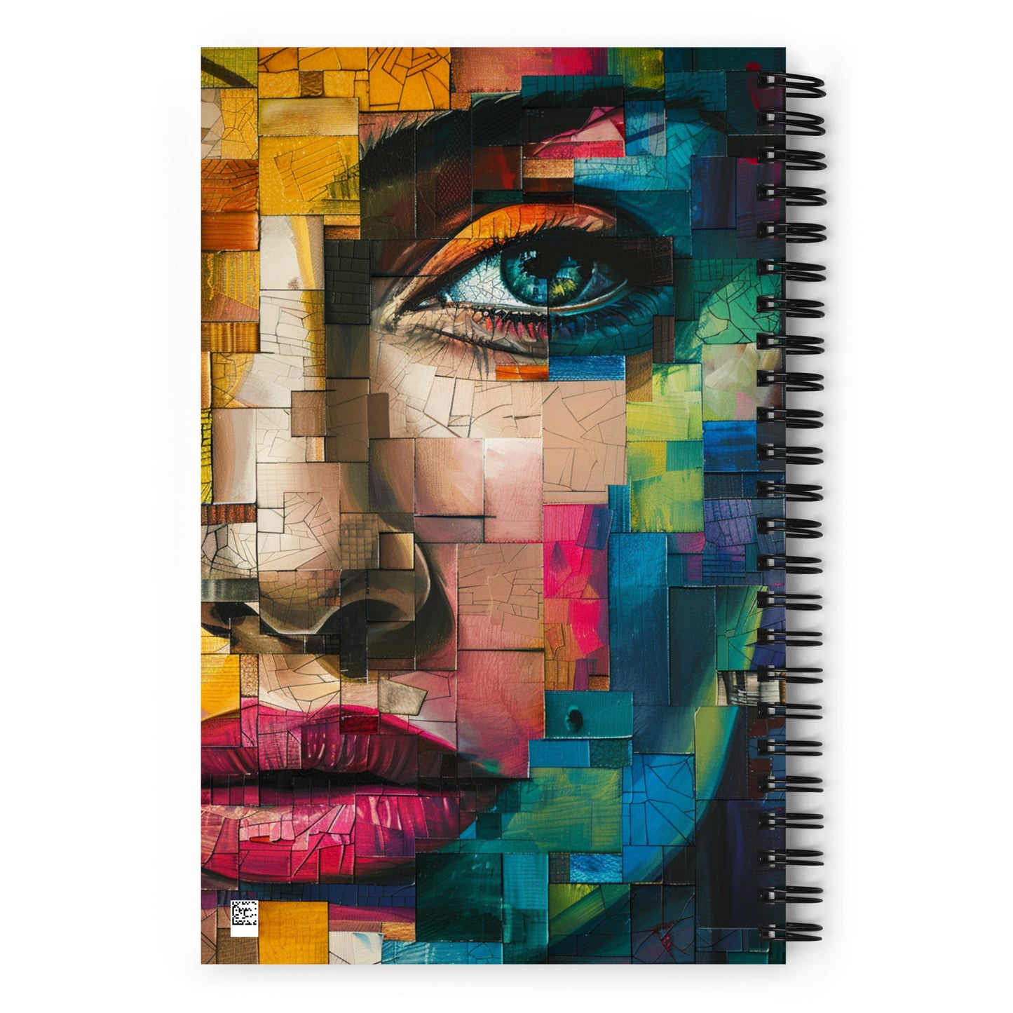 Spiral Notebook Abstract Portrait