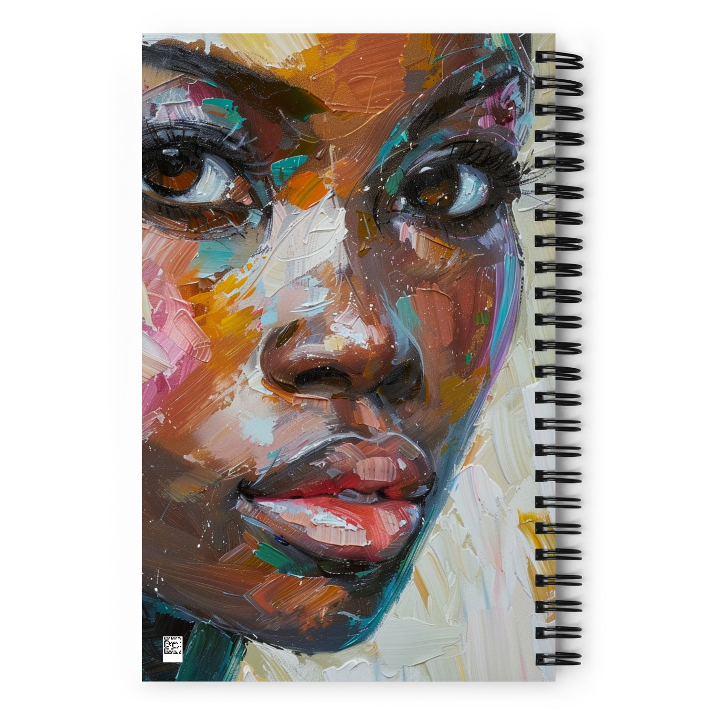 Spiral Notebook Abstract Portrait