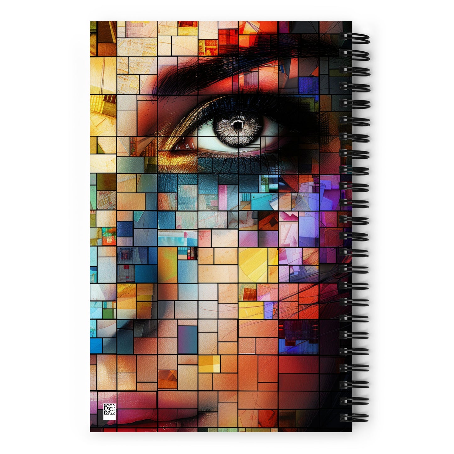 Spiral Notebook Abstract Portrait