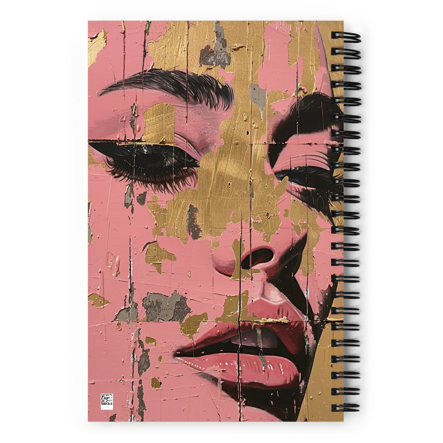 Spiral Notebook Abstract Portrait