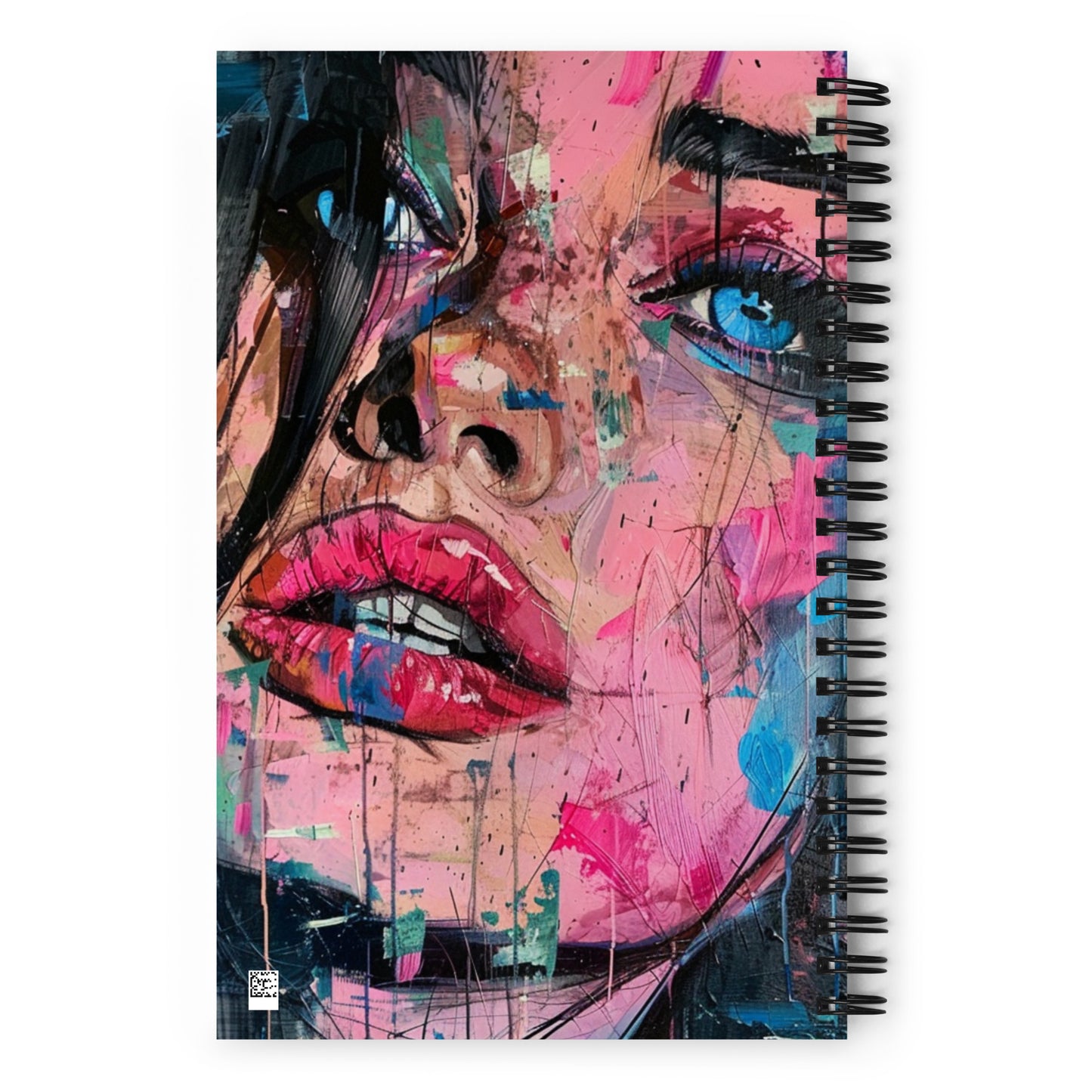 Spiral Notebook Abstract Portrait