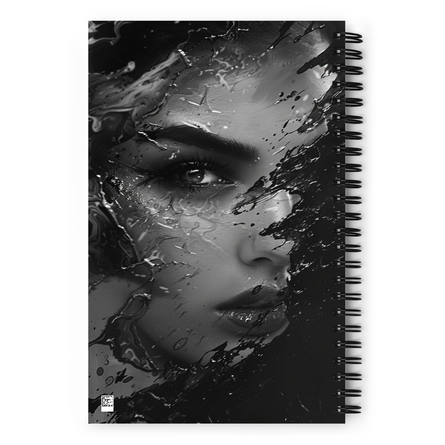 Spiral Notebook Abstract Portrait