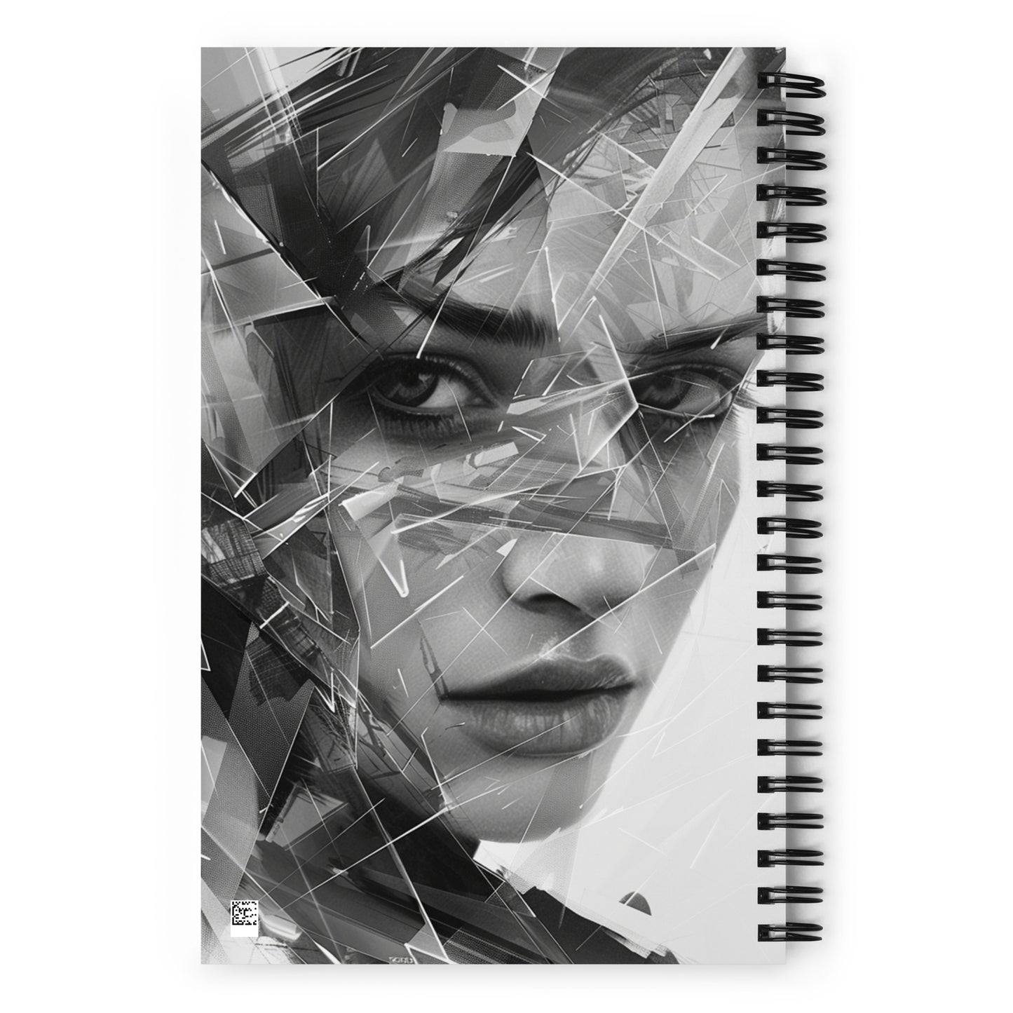 Spiral Notebook Abstract Portrait