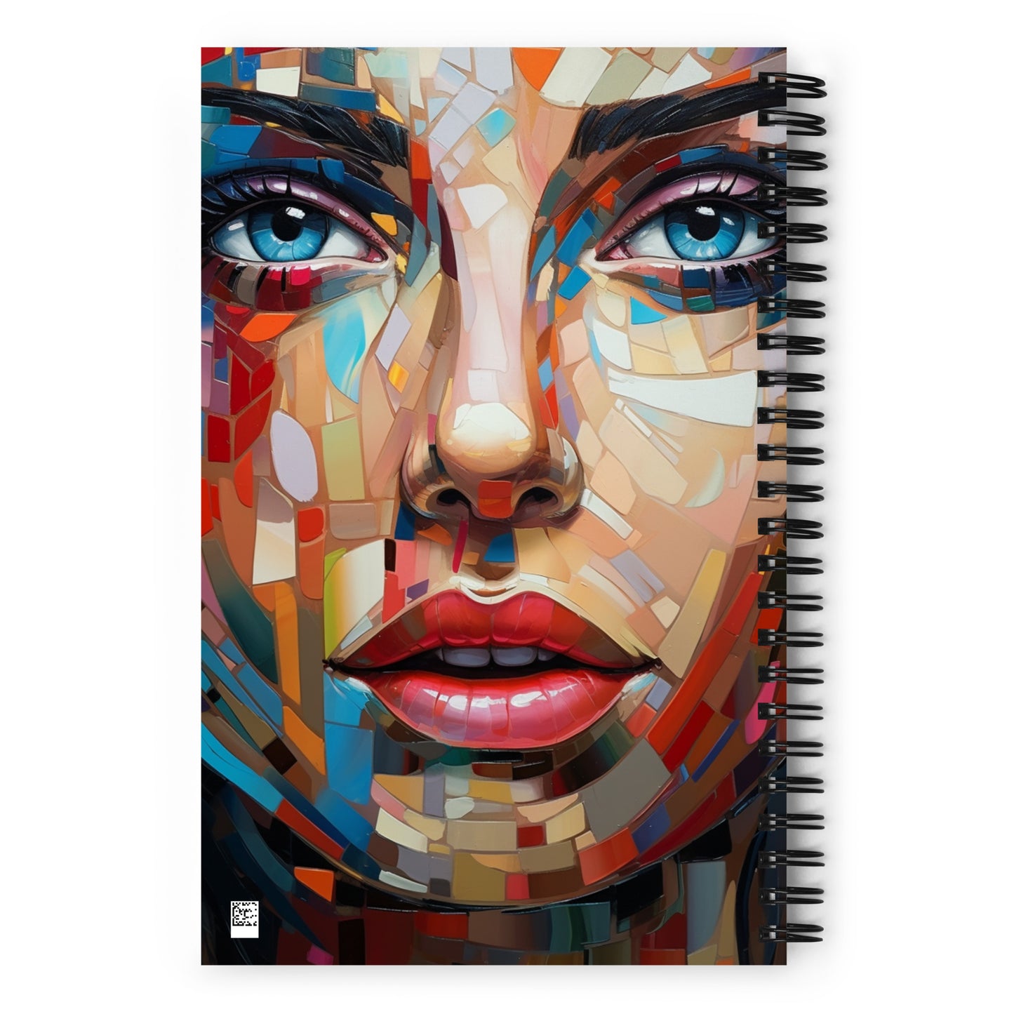 Spiral Notebook Abstract Portrait