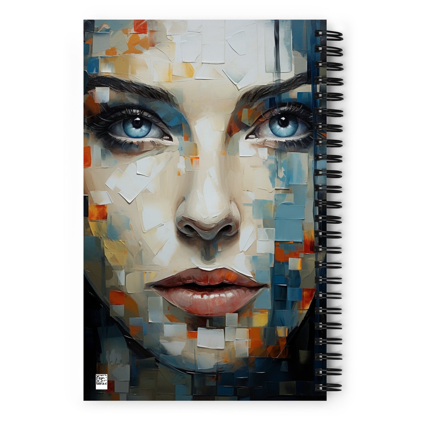 Spiral Notebook Abstract Portrait