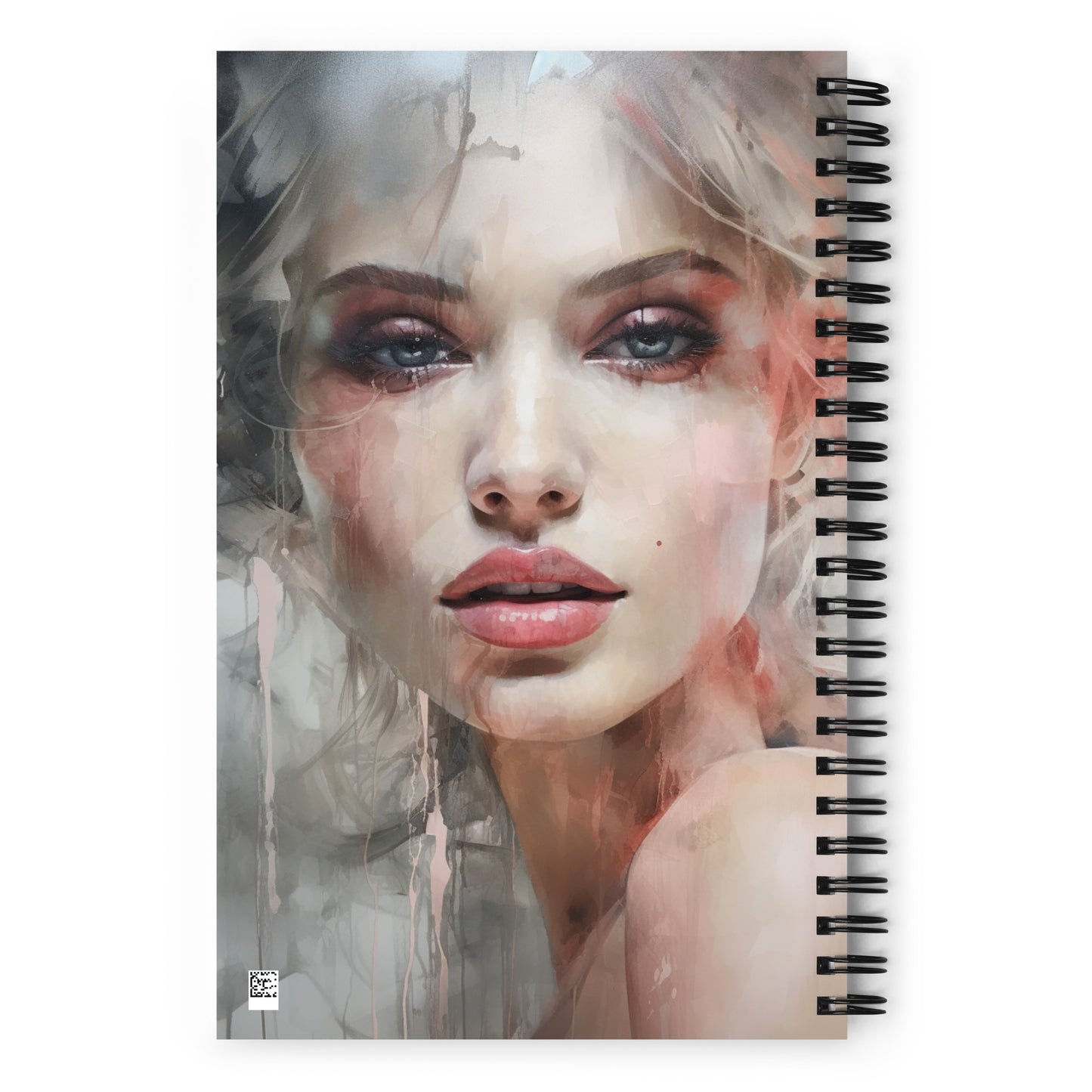 Spiral Notebook Abstract Portrait