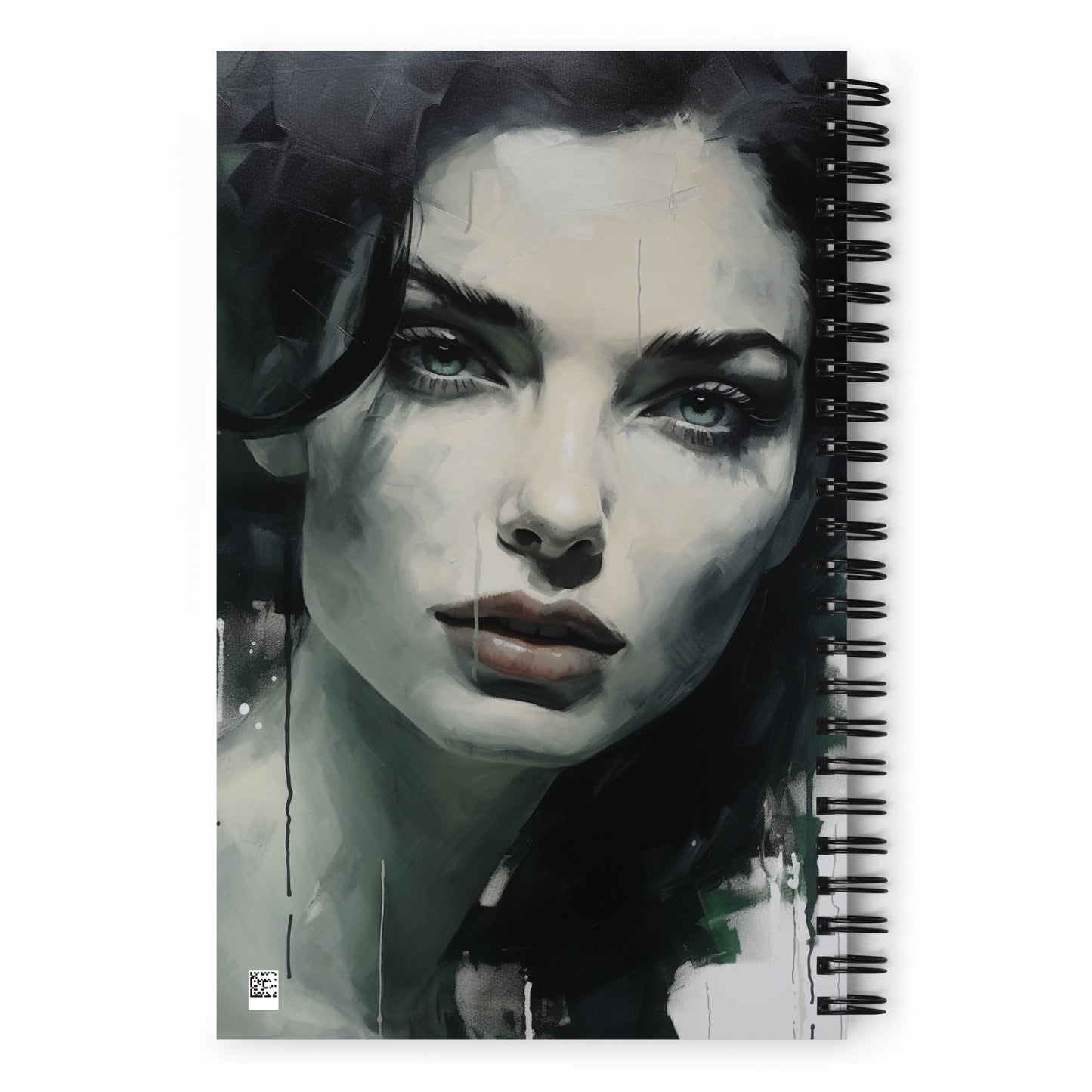 Spiral Notebook Abstract Portrait