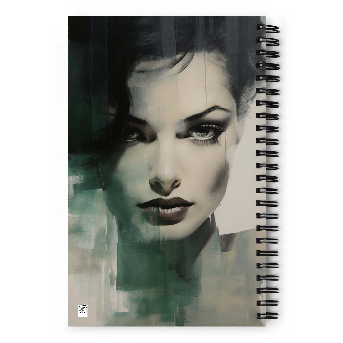 Spiral Notebook Abstract Portrait