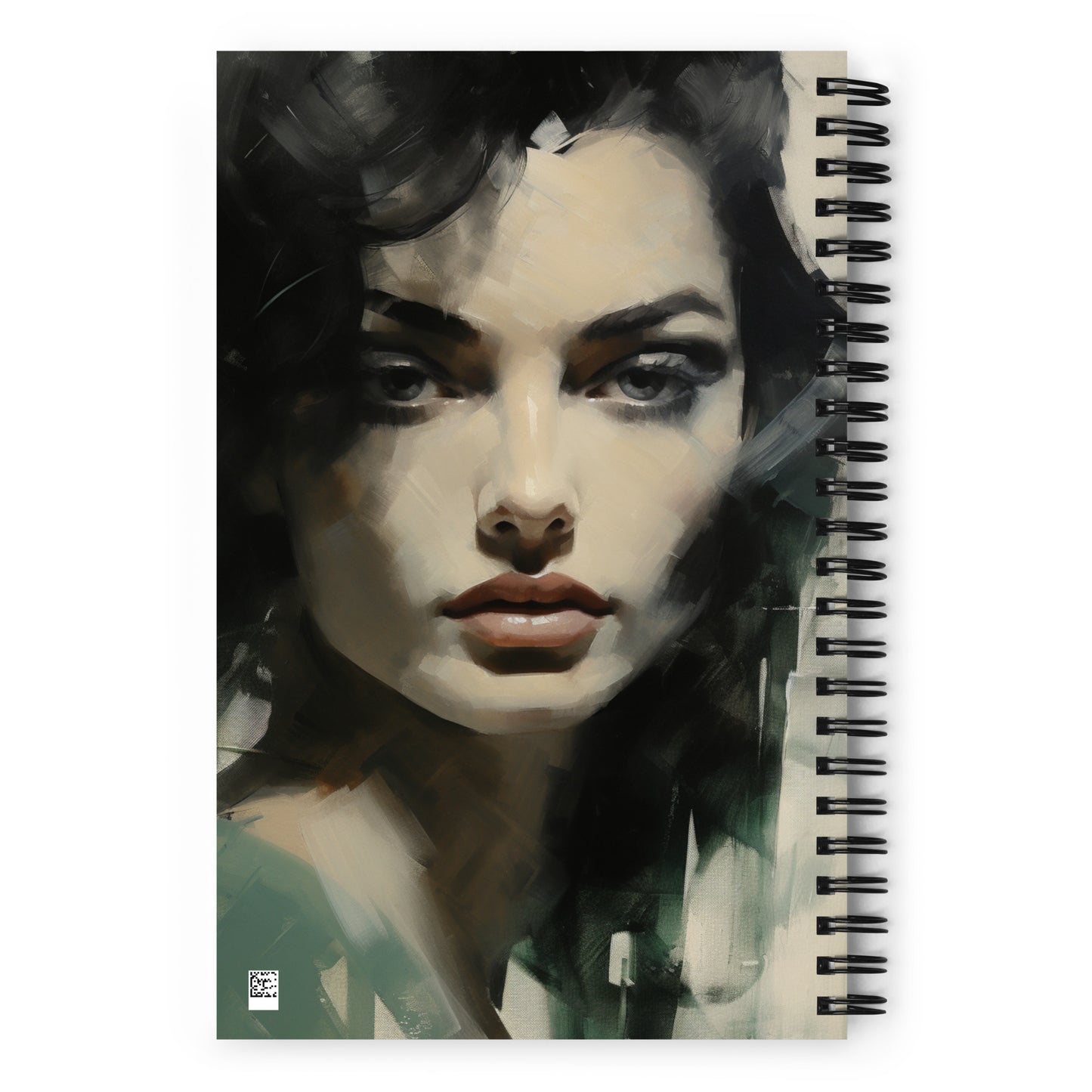 Spiral Notebook Abstract Portrait