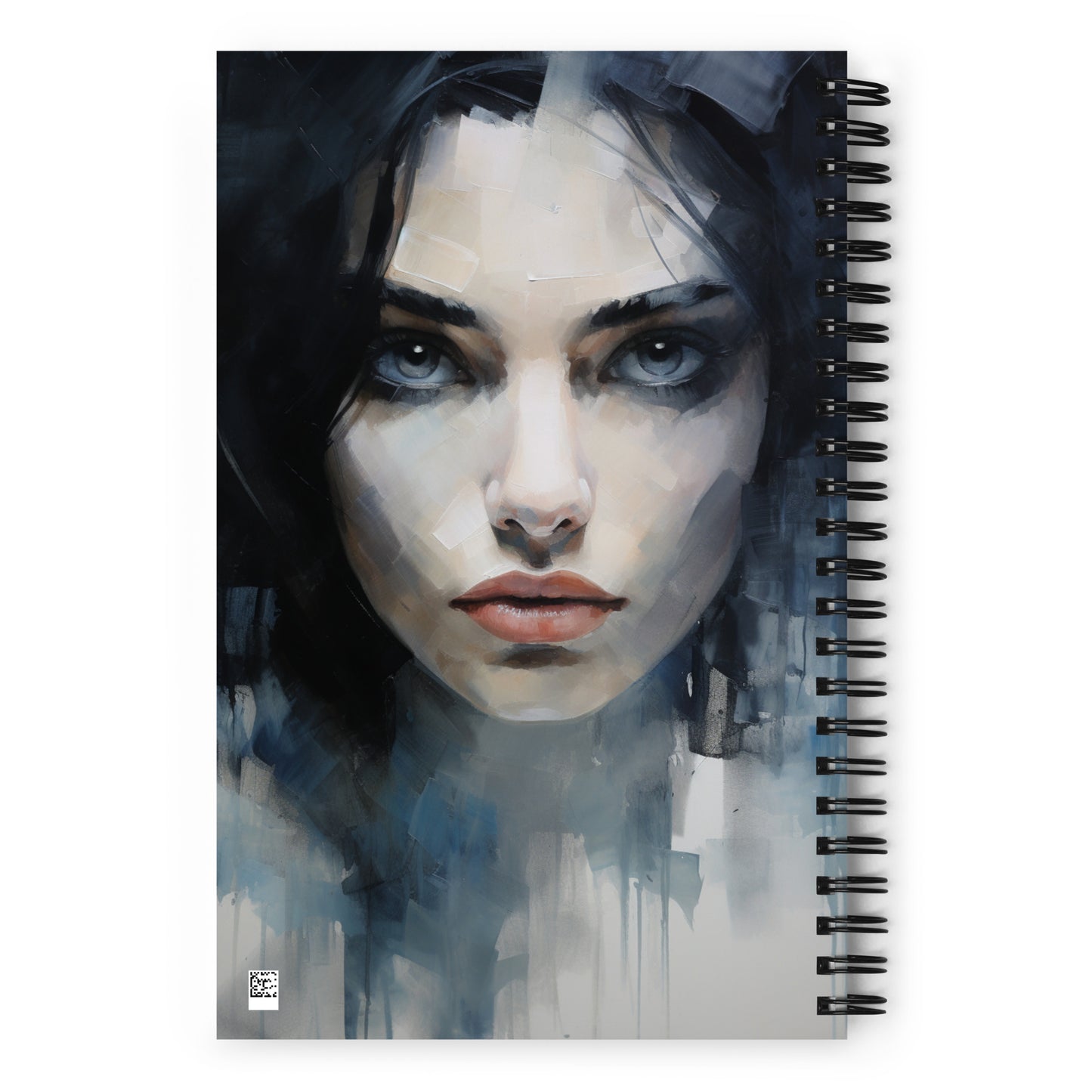 Spiral Notebook Abstract Portrait