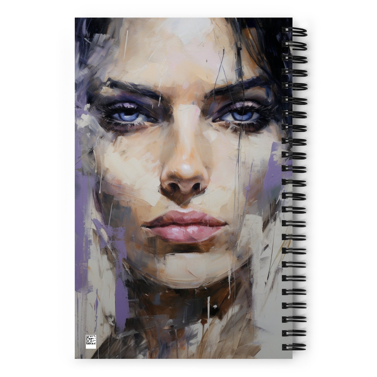 Spiral Notebook Abstract Portrait