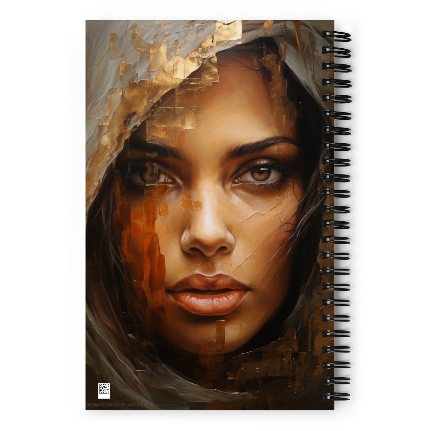 Spiral Notebook Abstract Portrait