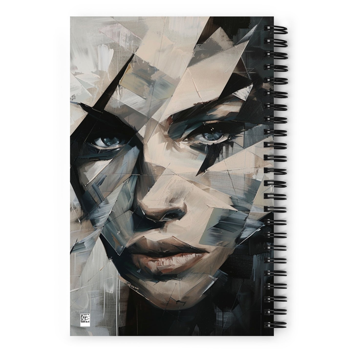 Spiral Notebook Abstract Portrait